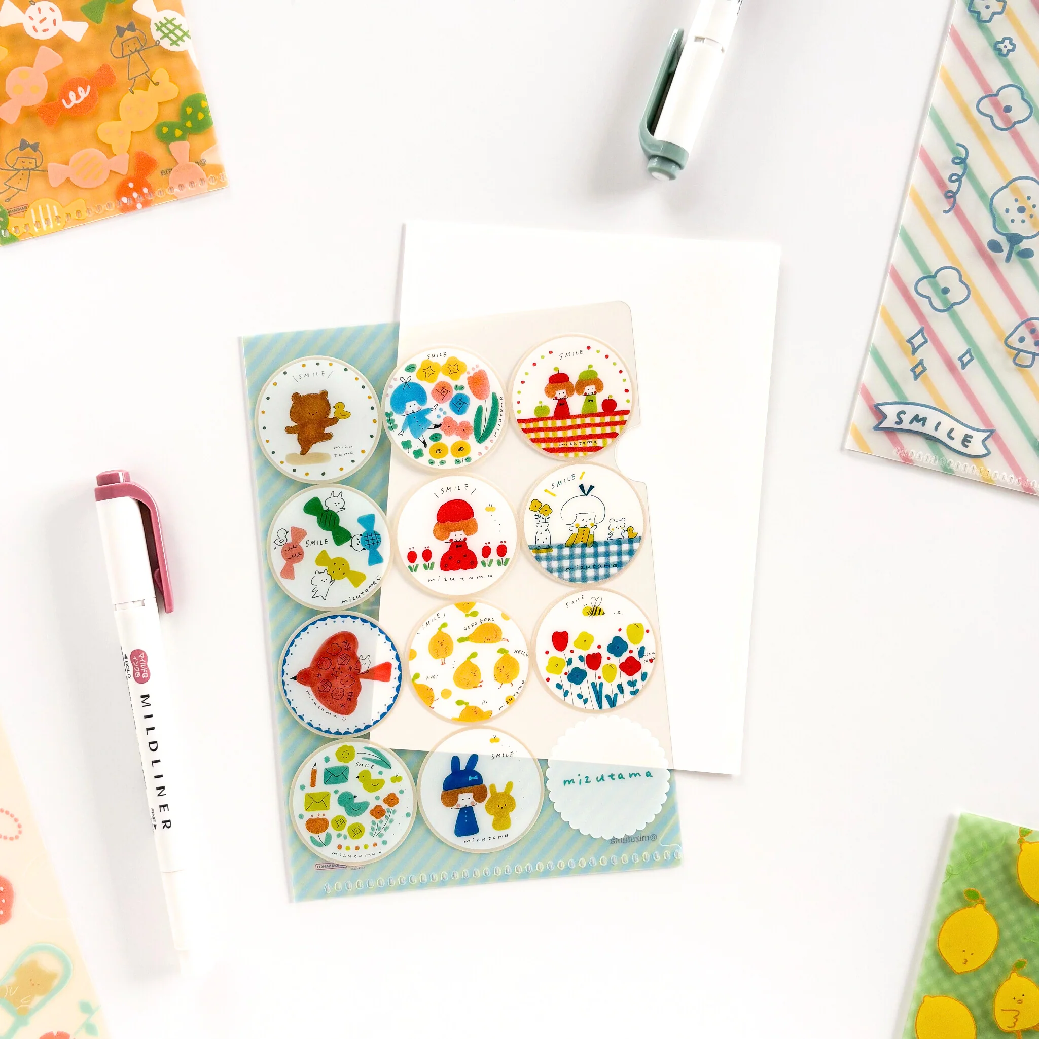 mizutama / Limited Edition / Clear Folder Set (Set of 3) - Image 3