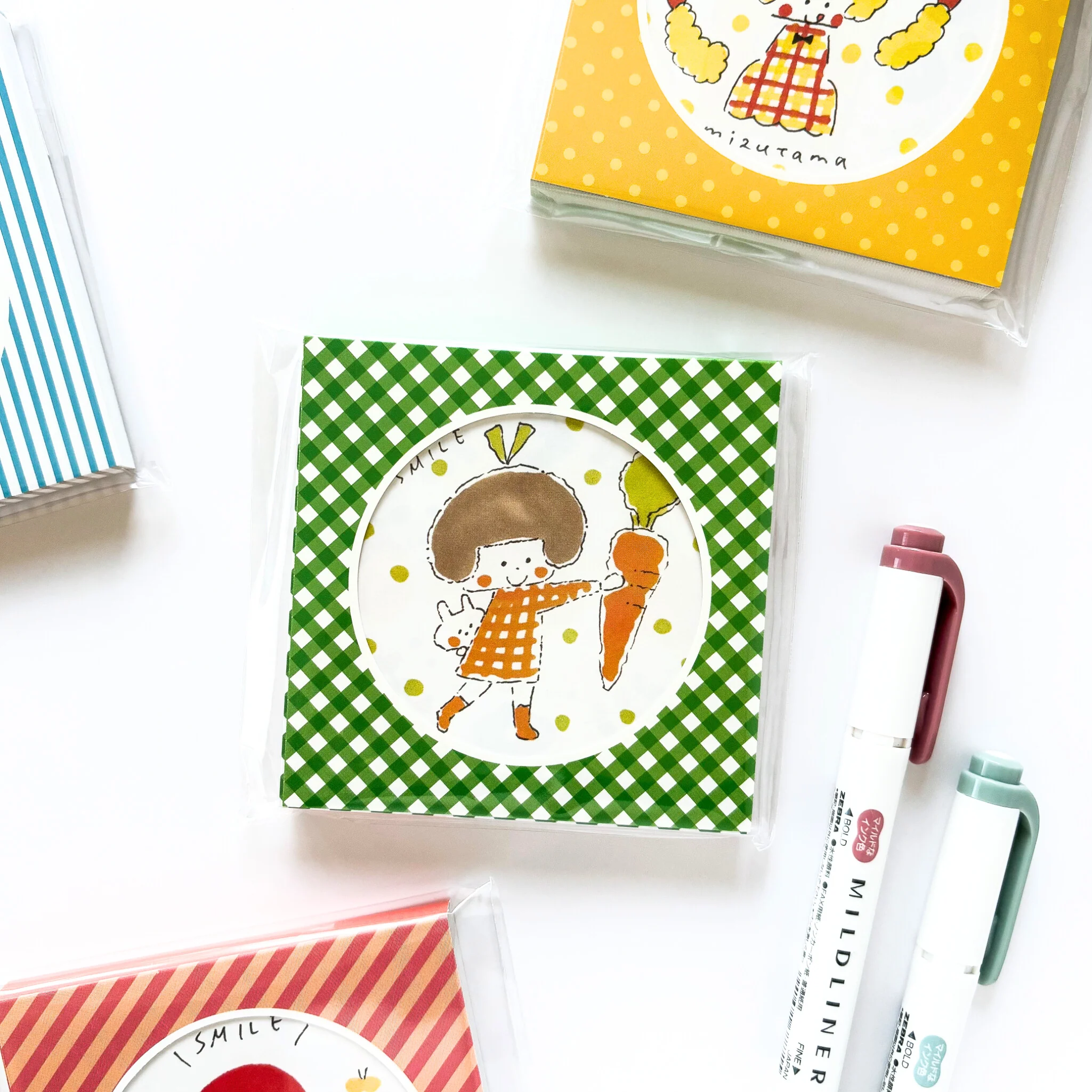 mizutama / Limited Edition / Memo Pad (green)