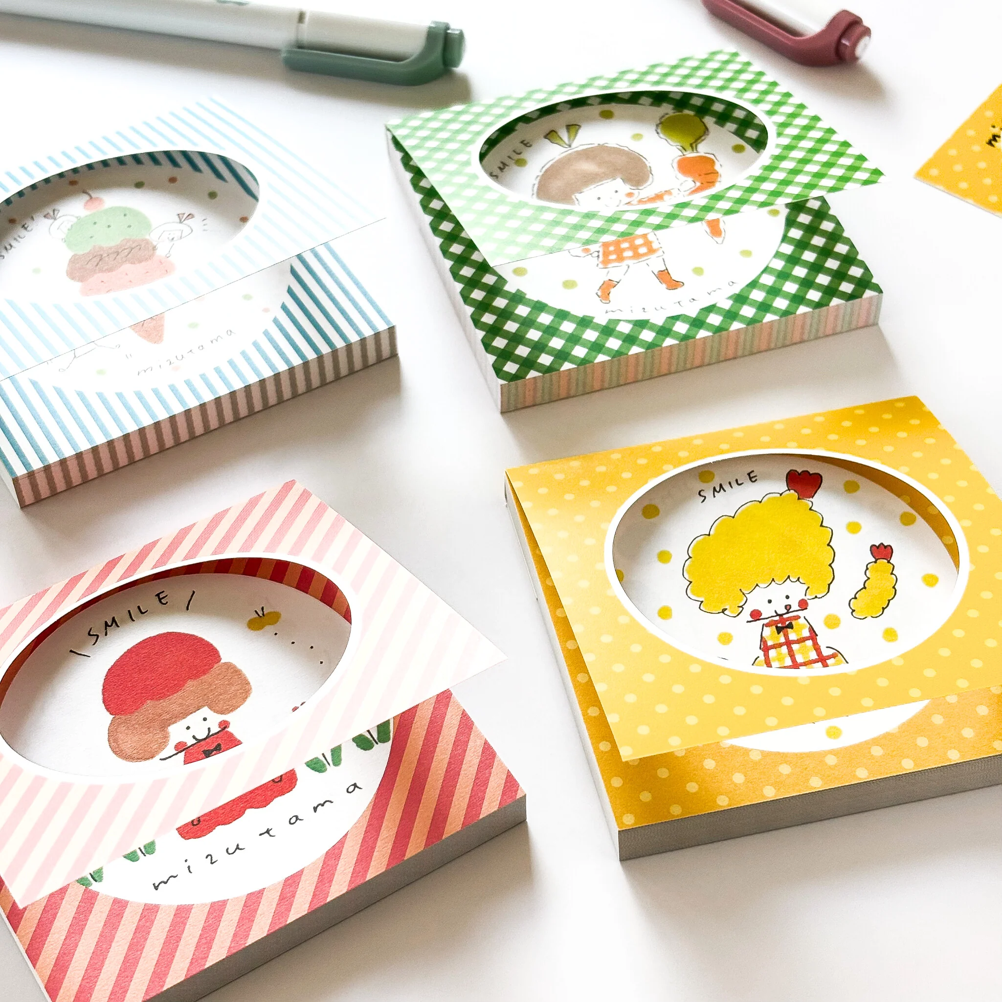 mizutama / Limited Edition / Memo Pad (green) - Image 4