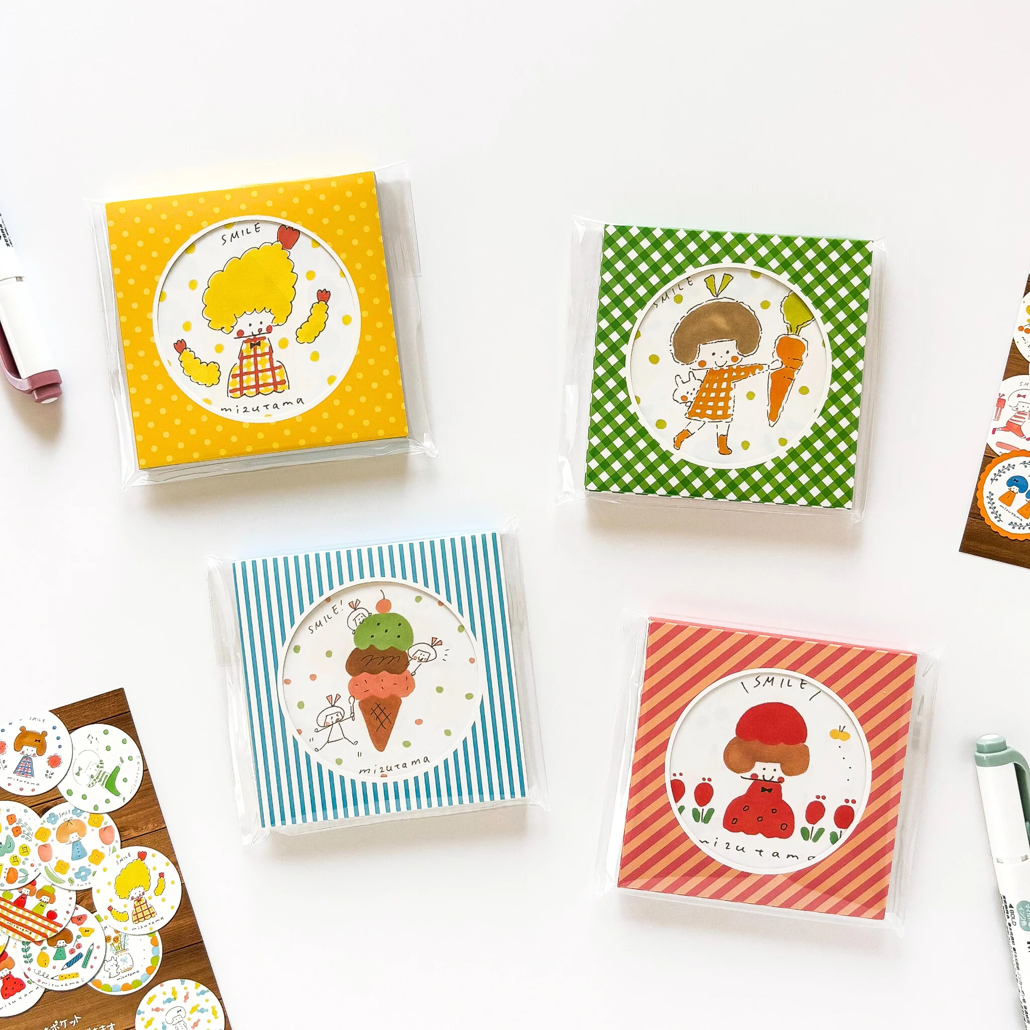 mizutama / Limited Edition / Memo Pad (green) - Image 5
