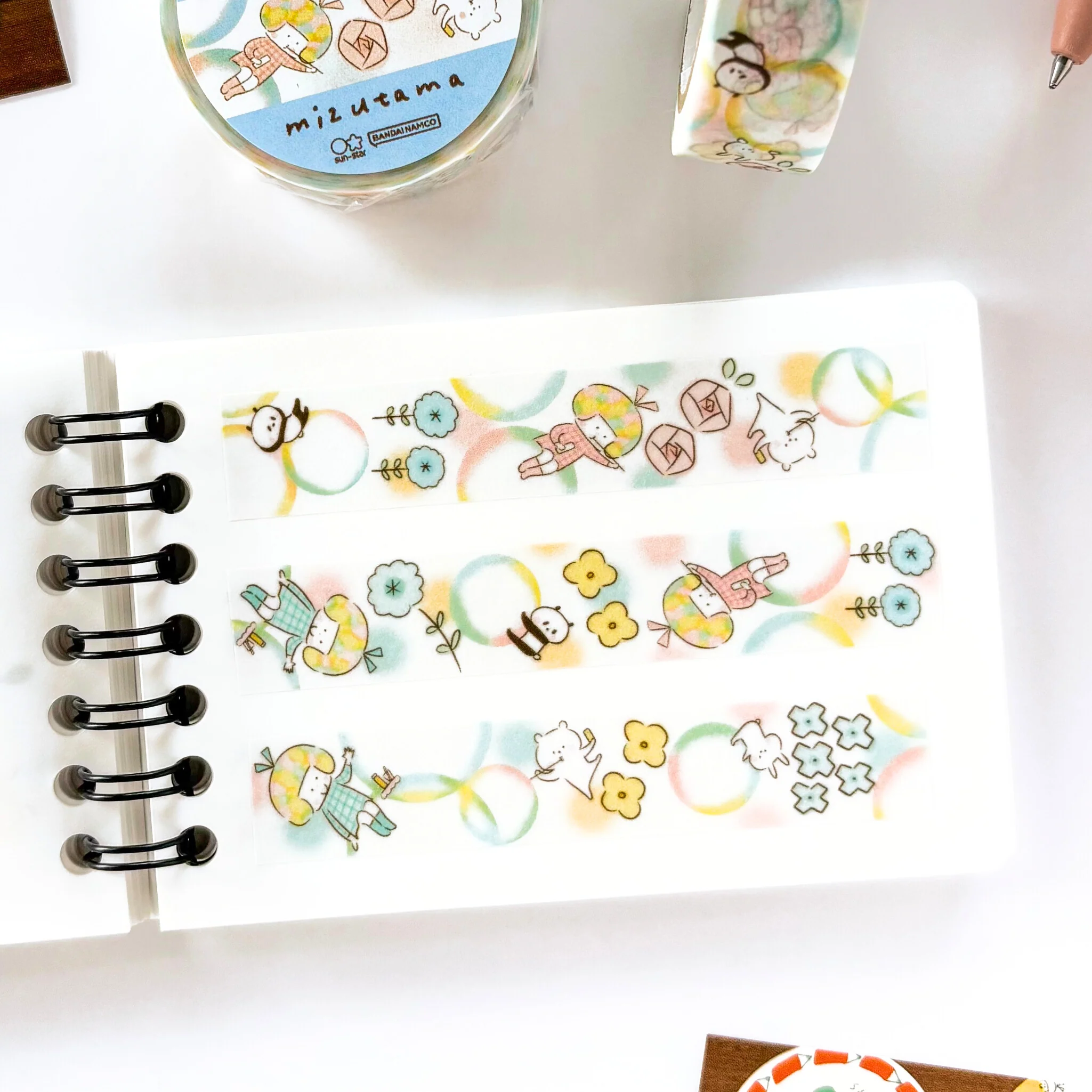 mizutama / Limited Edition / Washi Tape - Gentle - Image 2