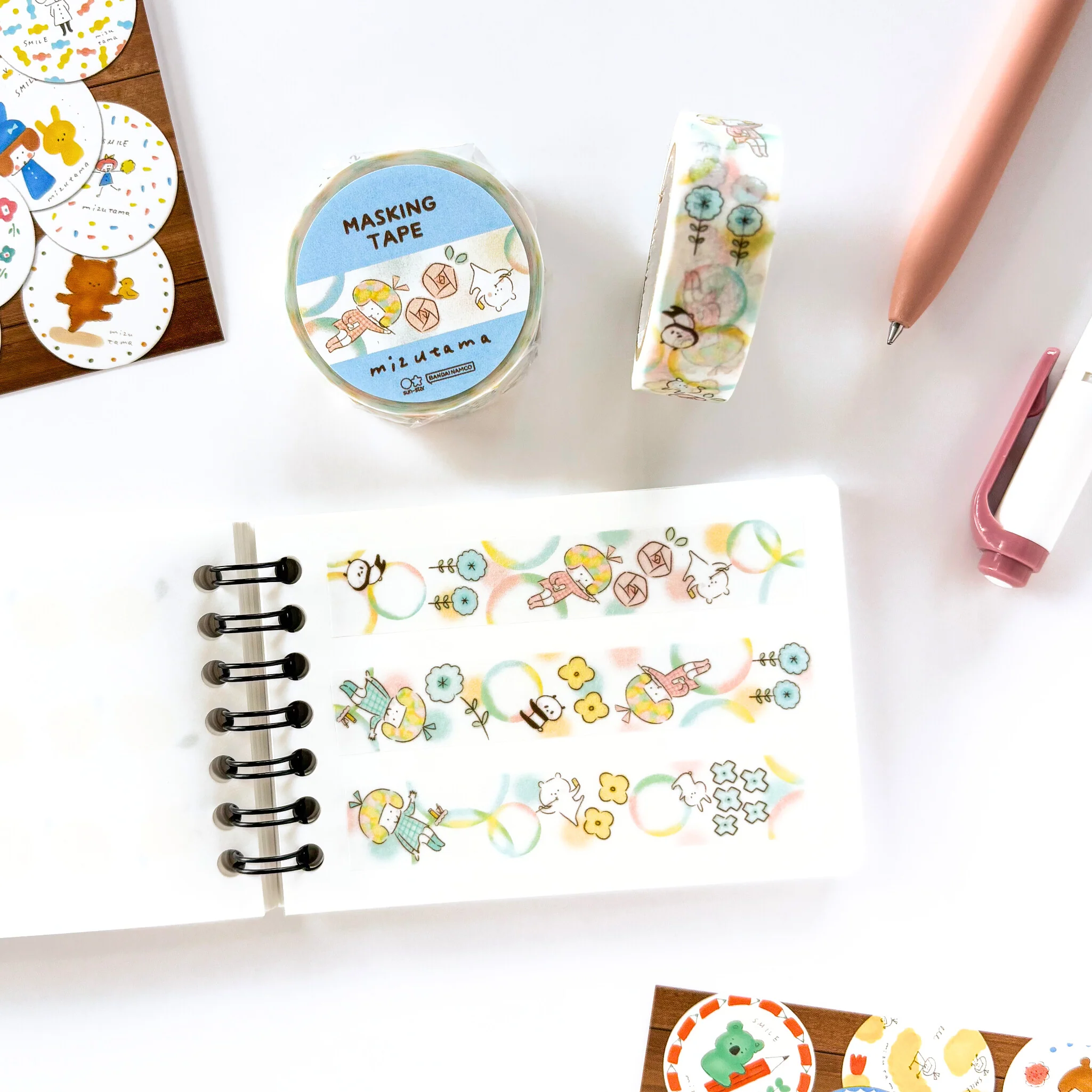 mizutama / Limited Edition / Washi Tape - Gentle - Image 3