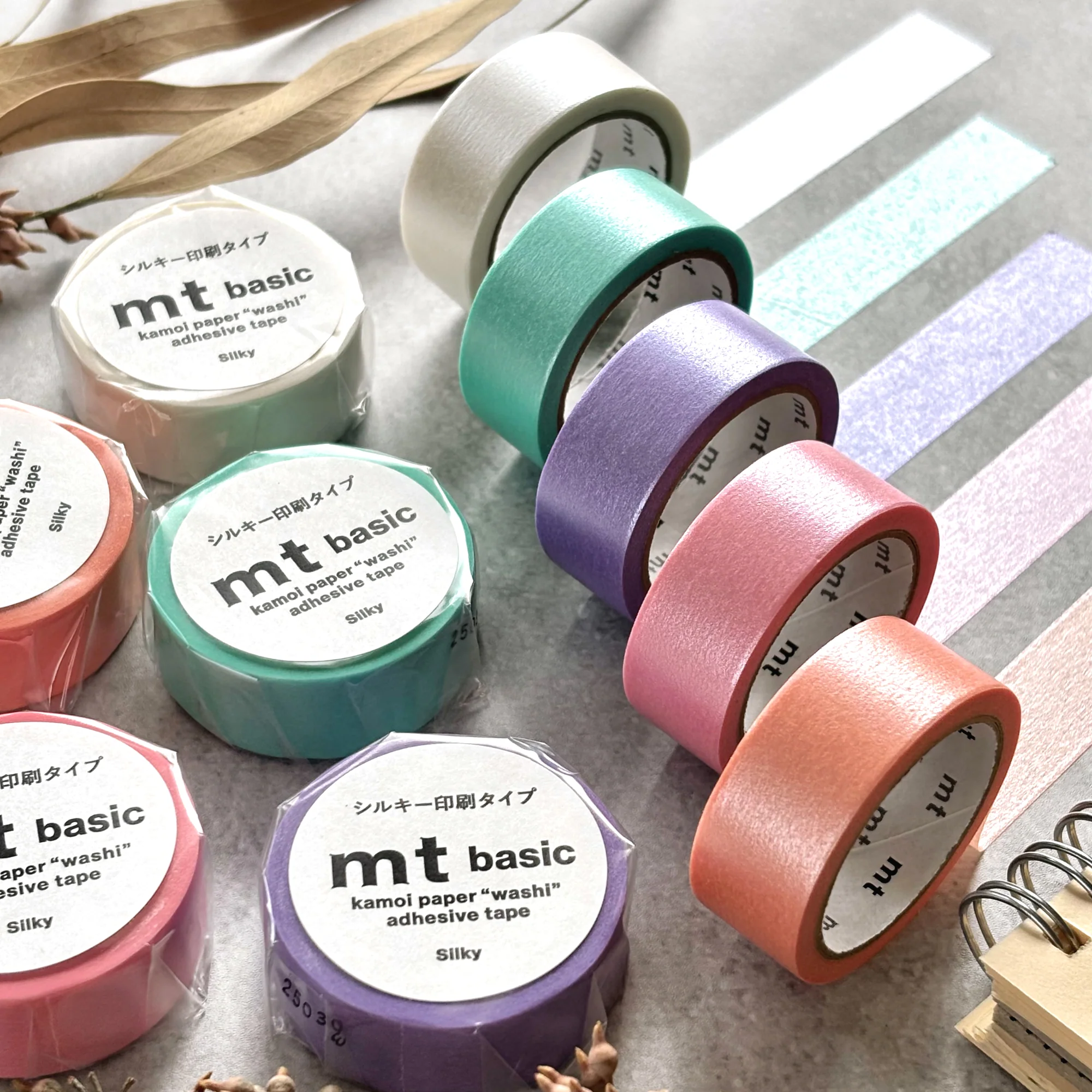 mt basic / Washi Tape - Silky Pink - Image 3