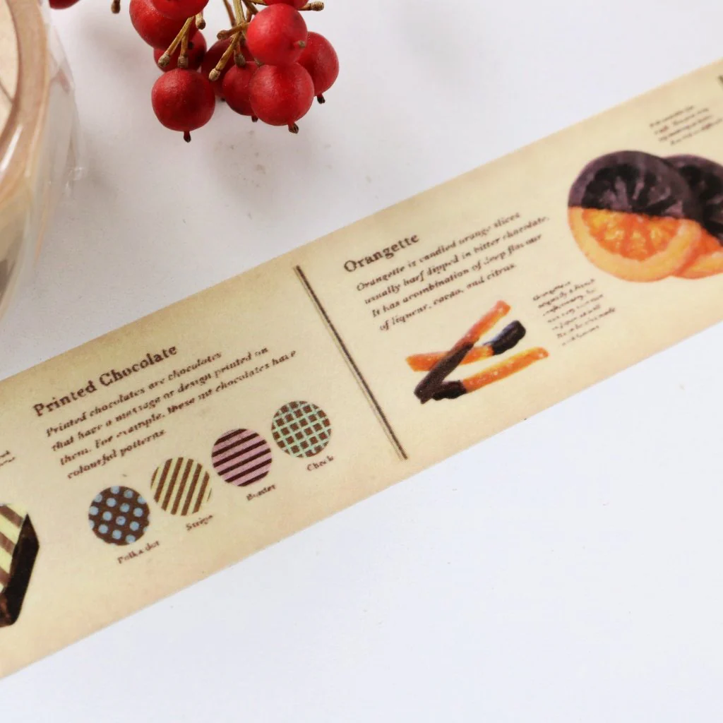 mt ex Washi Tape - Encyclopedia Chocolate - Image 2