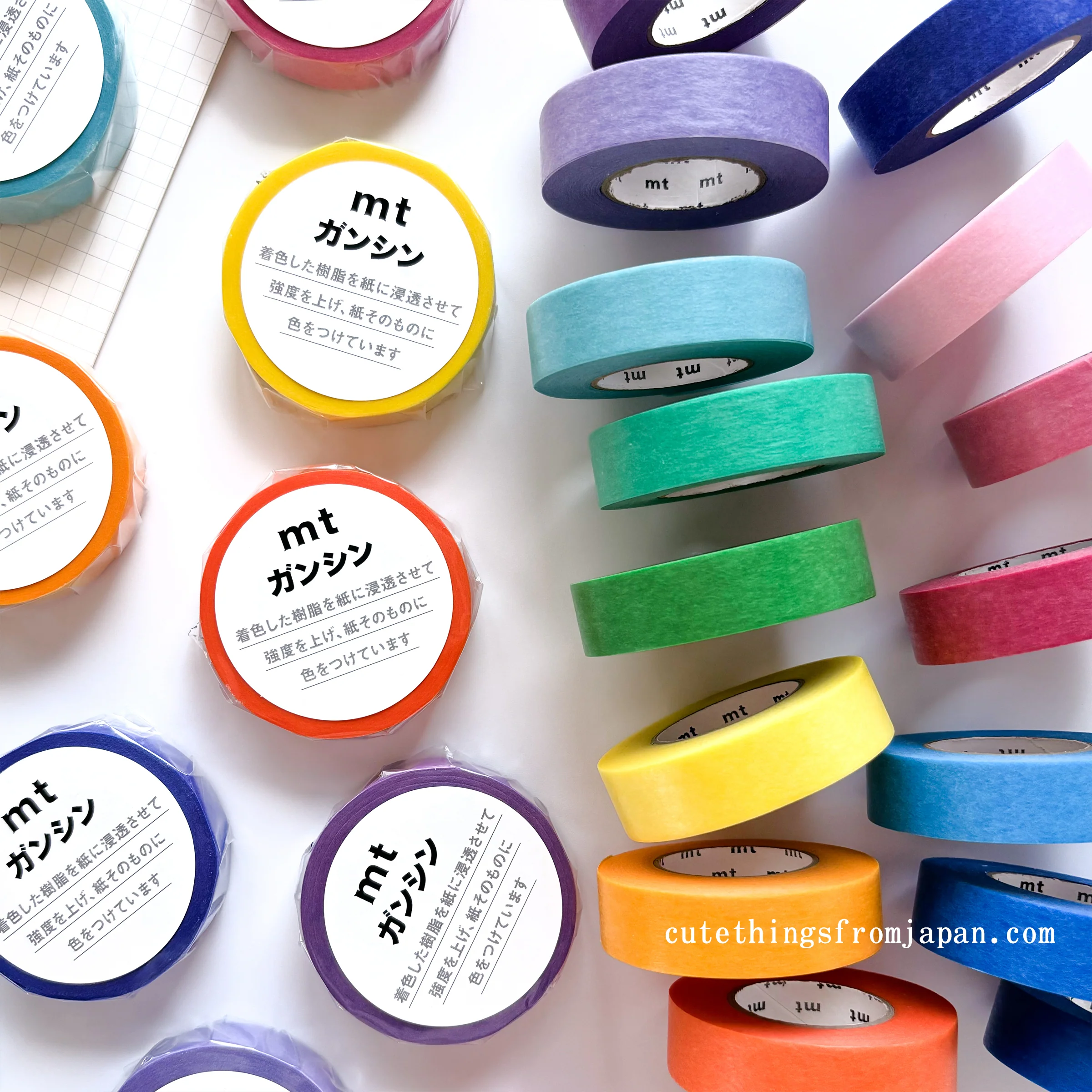 mt Ganshin Washi Tape (15 Colors) - Image 21