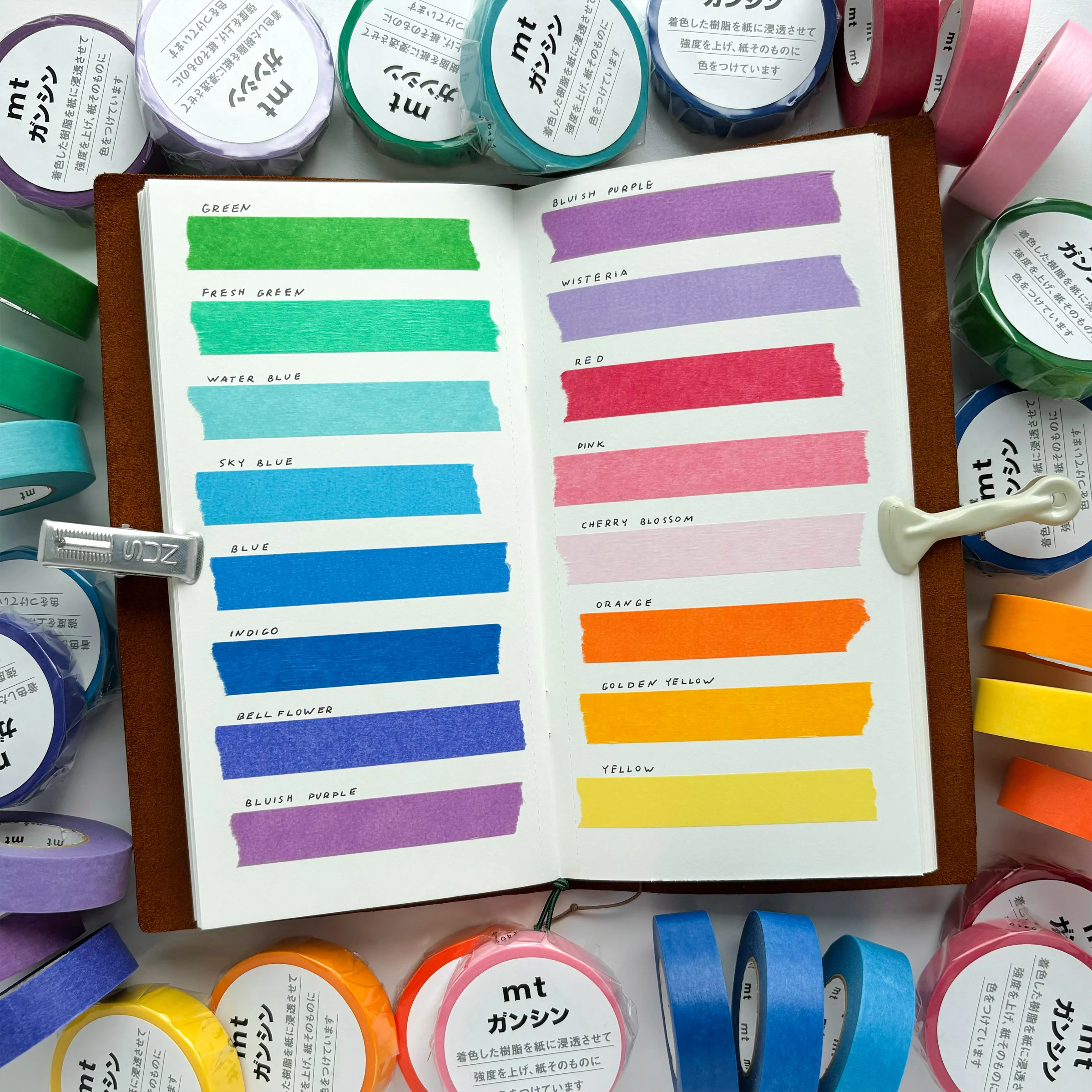 mt Ganshin Washi Tape (15 Colors) - Image 3