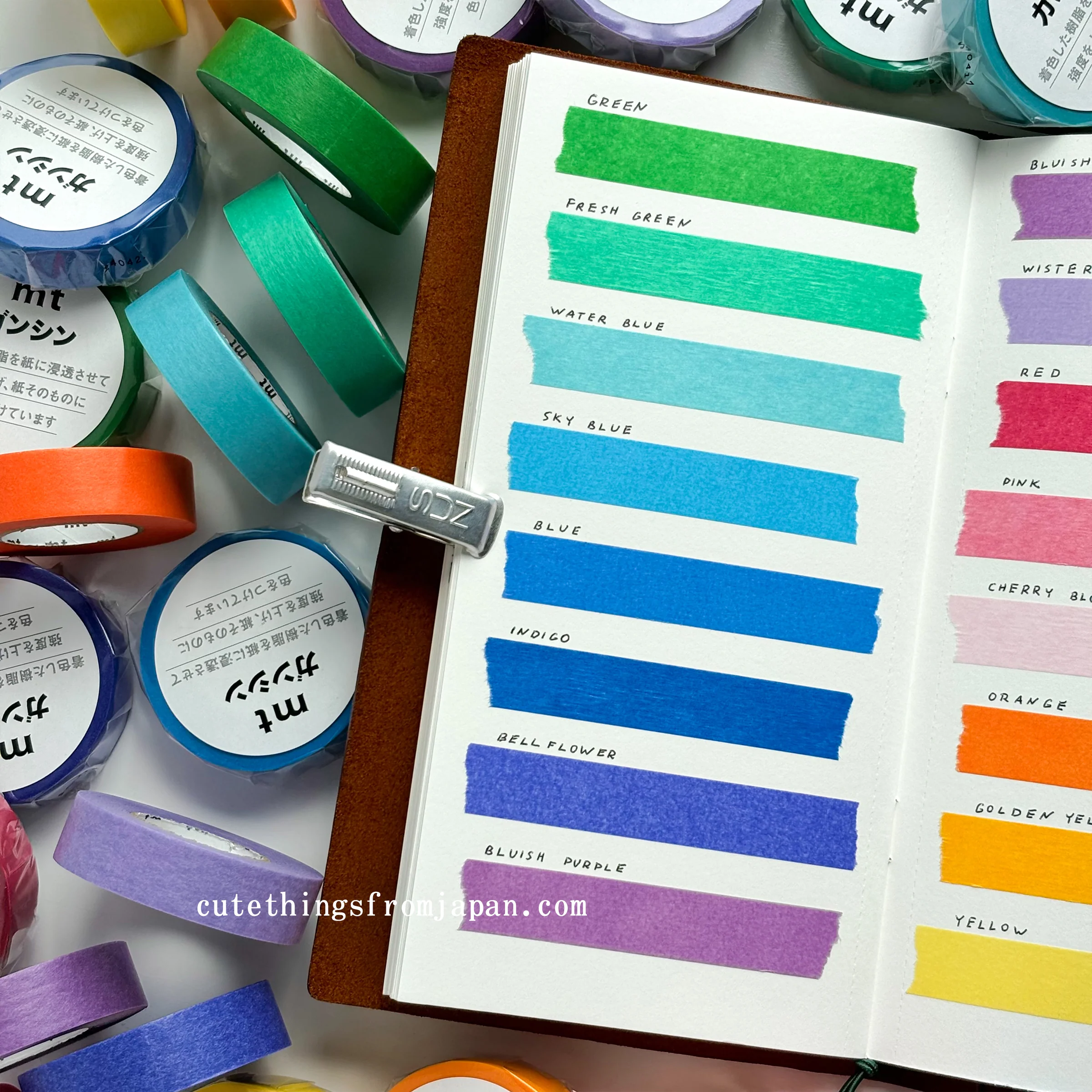 mt Ganshin Washi Tape (15 Colors) - Image 4