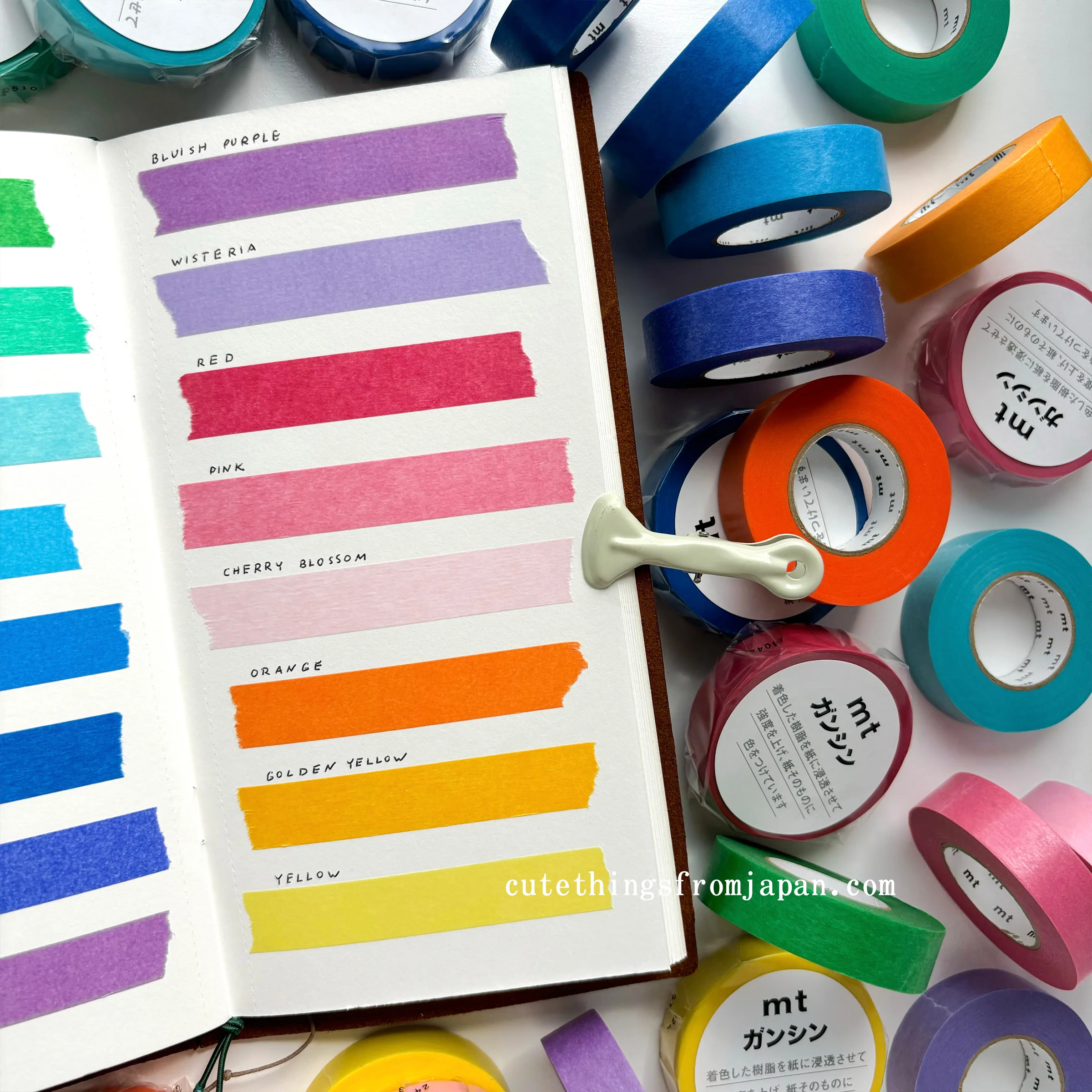 mt Ganshin Washi Tape (15 Colors) - Image 5