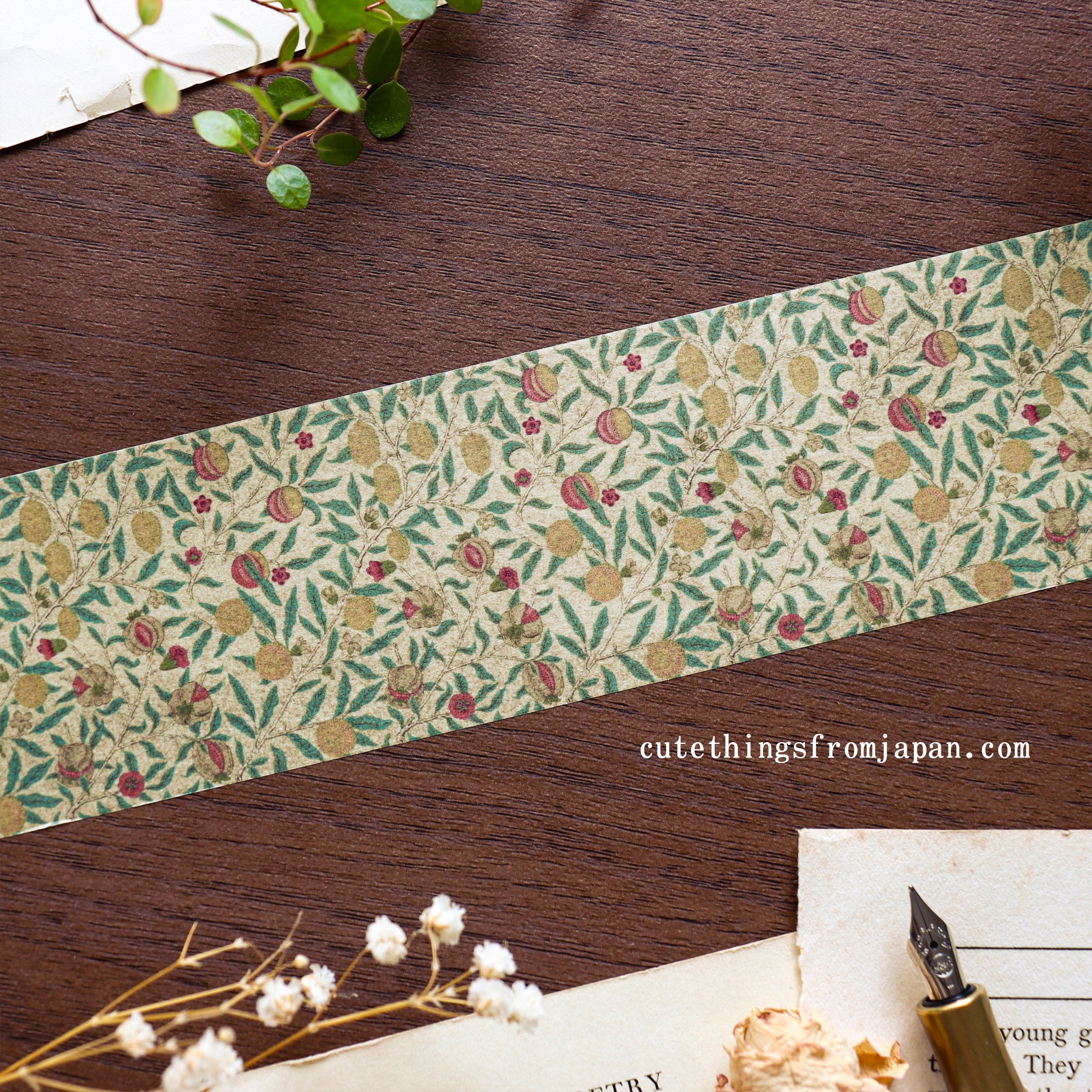 William Morris x mt Washi Tape - Fruits - Image 3