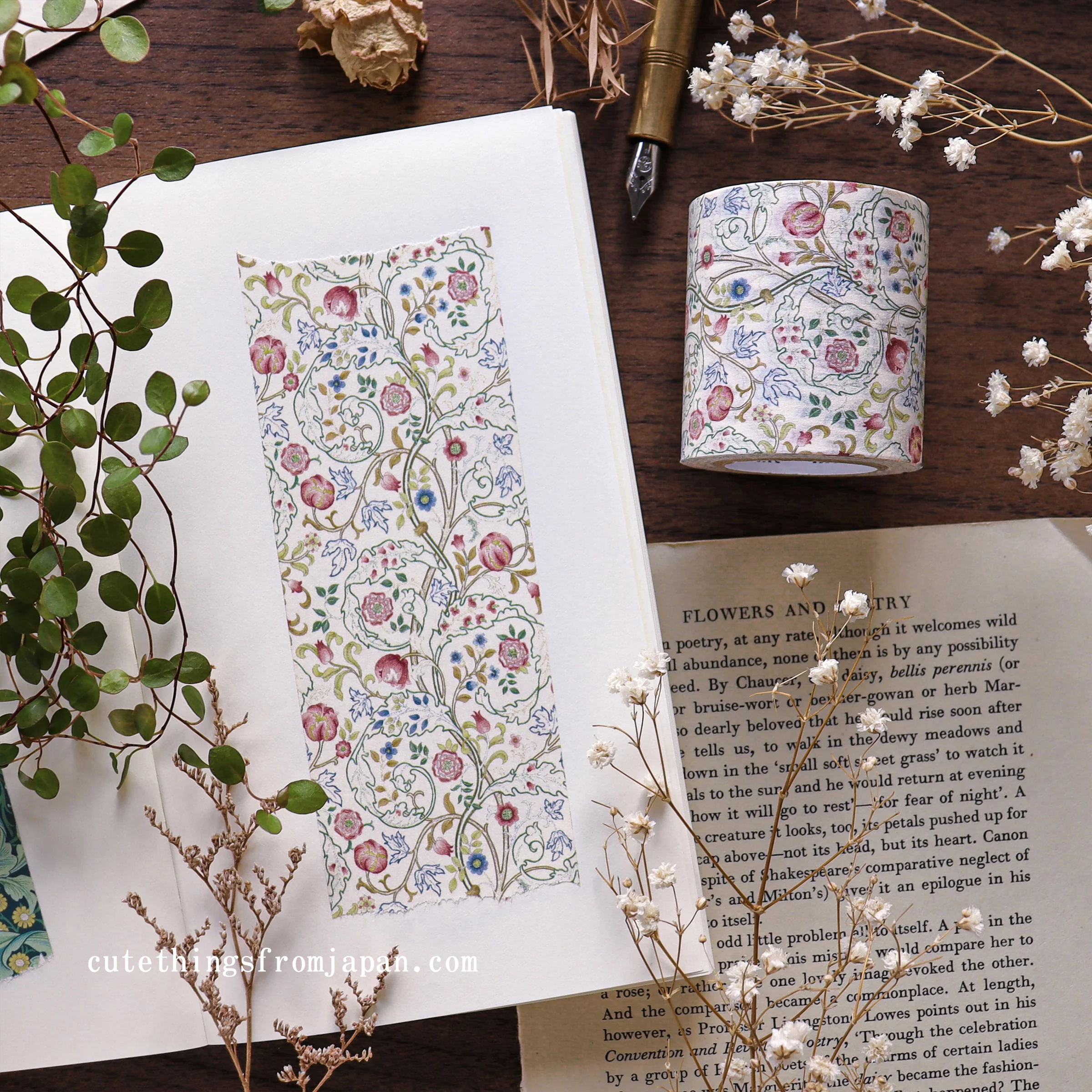 William Morris x mt Washi Tape - Mary Isobel - Image 2