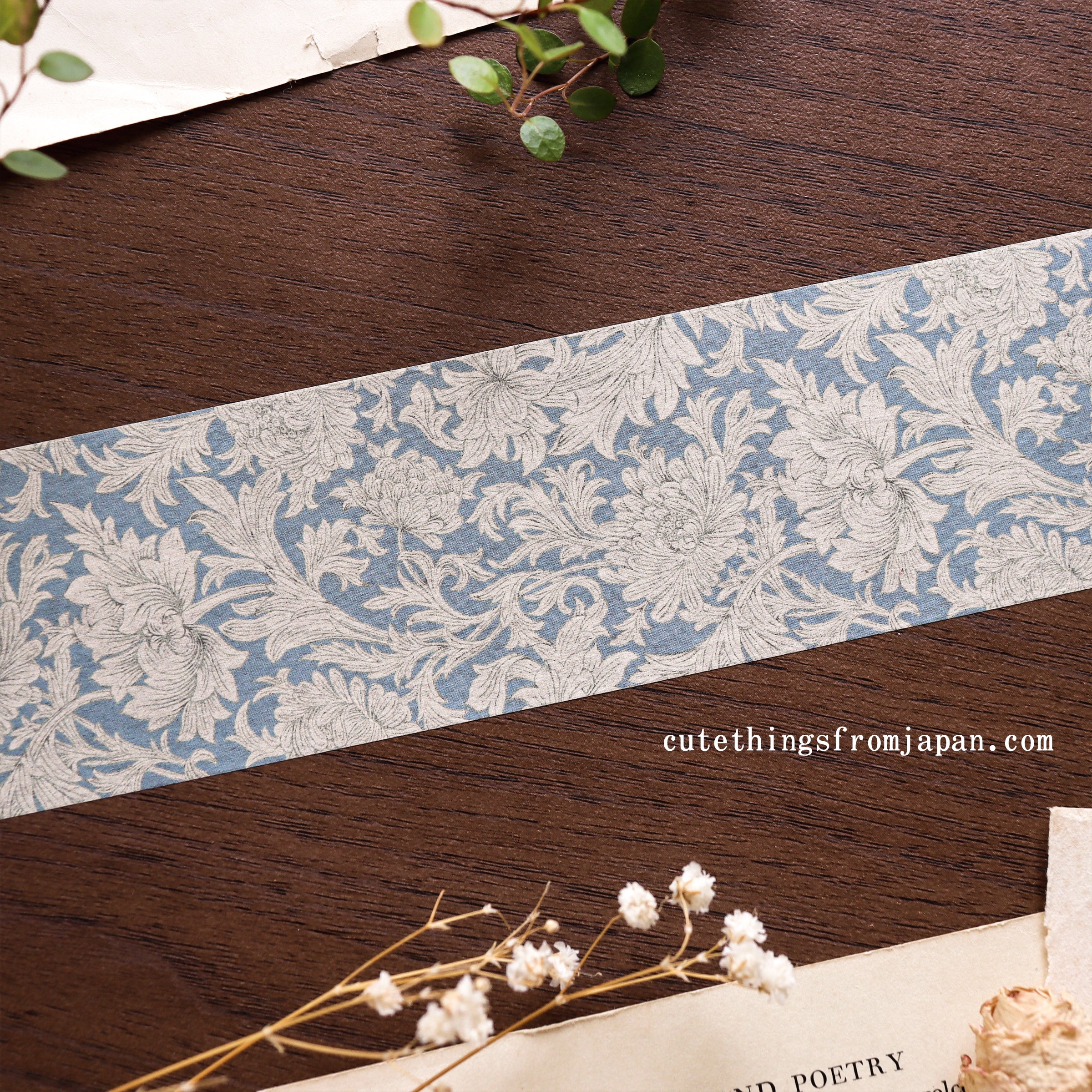 William Morris x mt Washi Tape - Chrysanthemum - Image 3