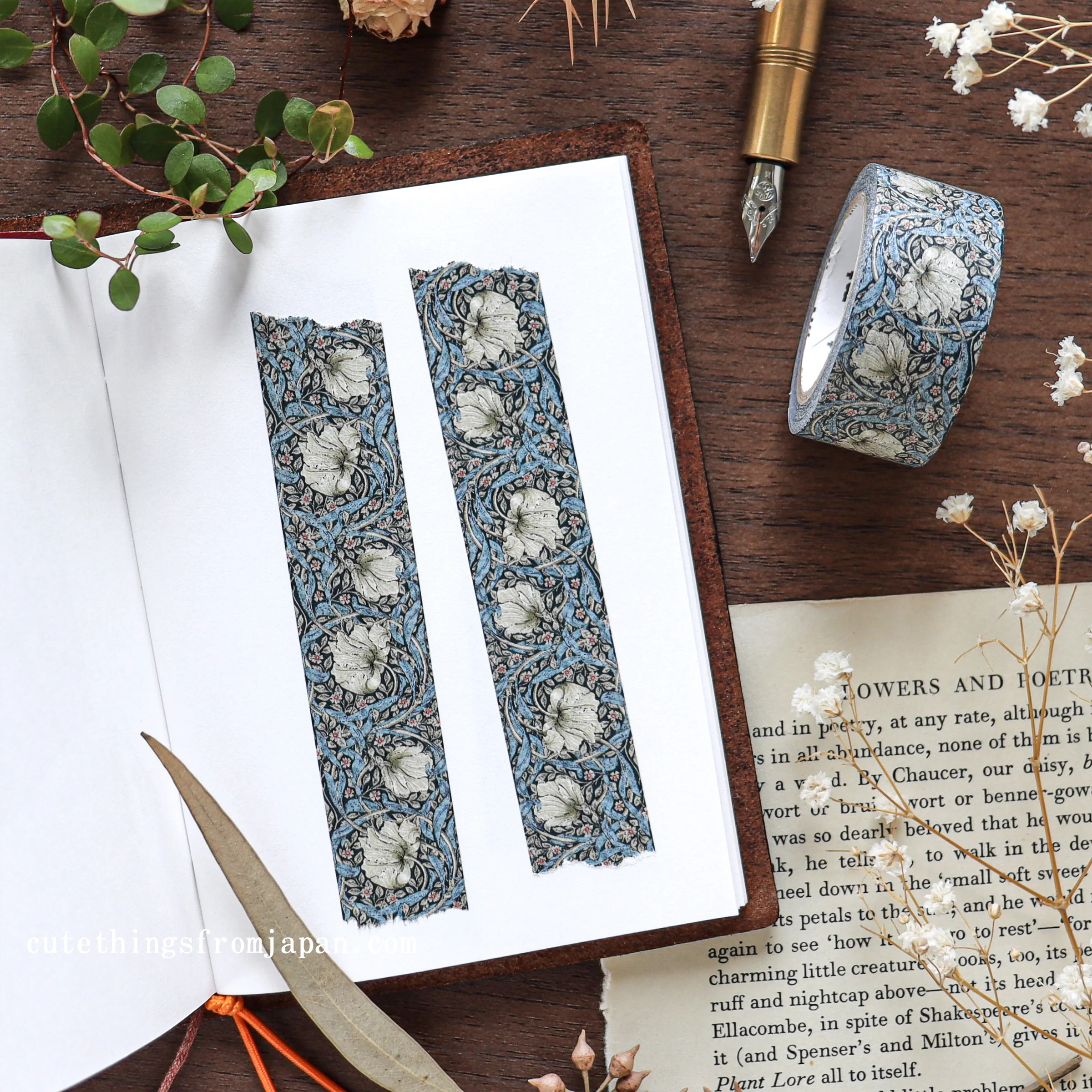 William Morris x mt Washi Tape - Pimpernel - Image 2