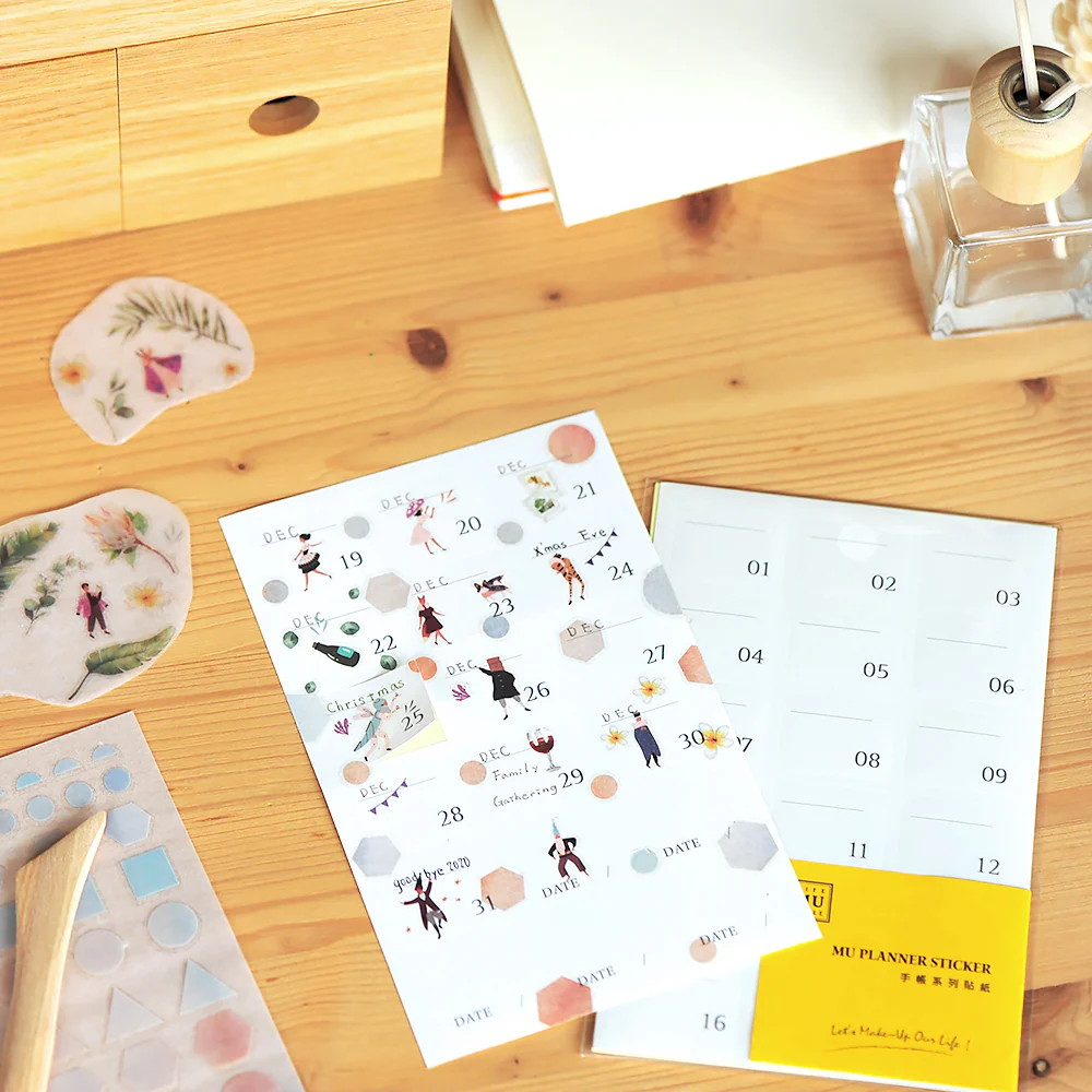 MU Daily Planner Number Sticker Set - Small Numbers - Image 4