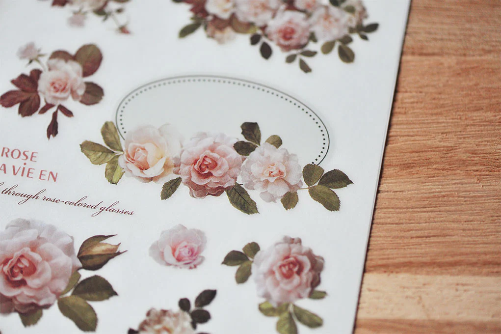 MU Print-on Stickers - Classical Roses - Image 2
