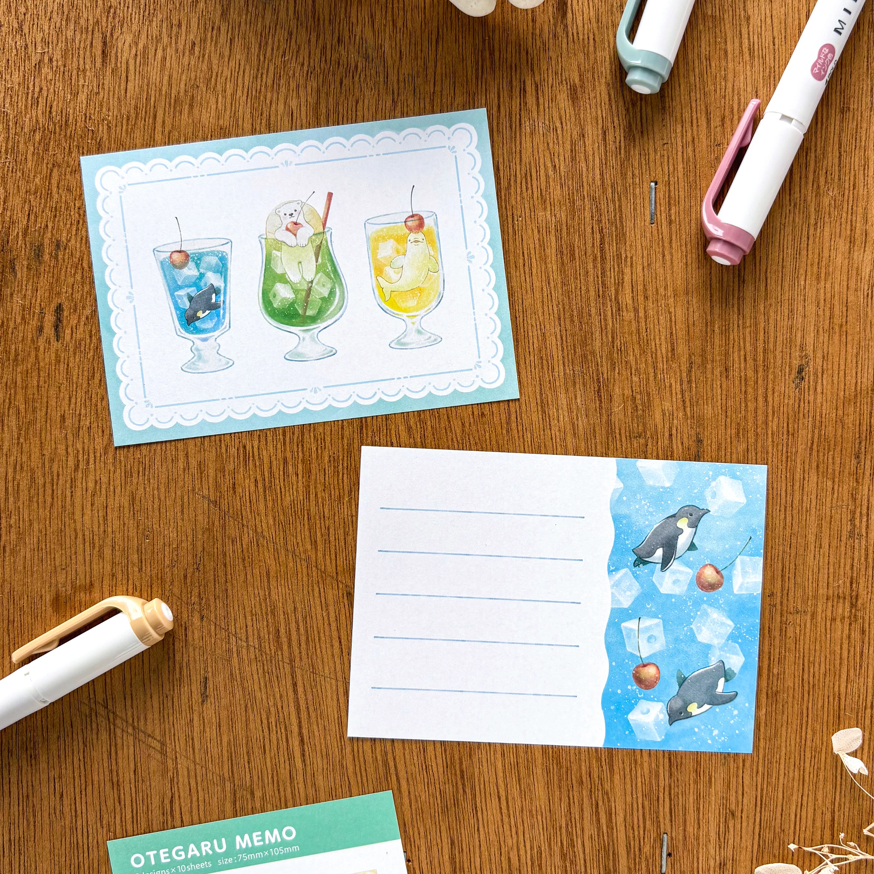 NATSUNOKA / Memo Pad - Animal Soda - Image 4