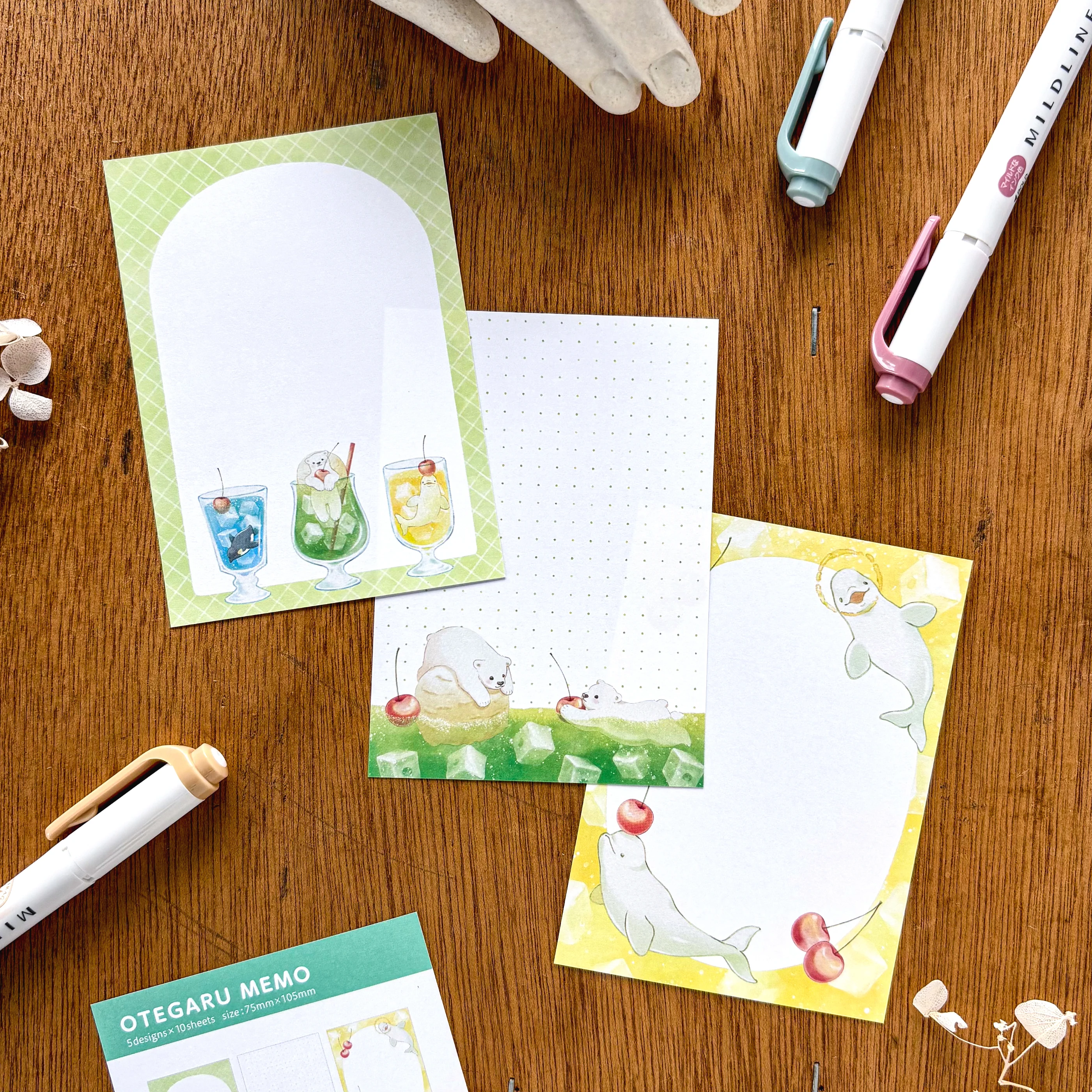NATSUNOKA / Memo Pad - Animal Soda - Image 5