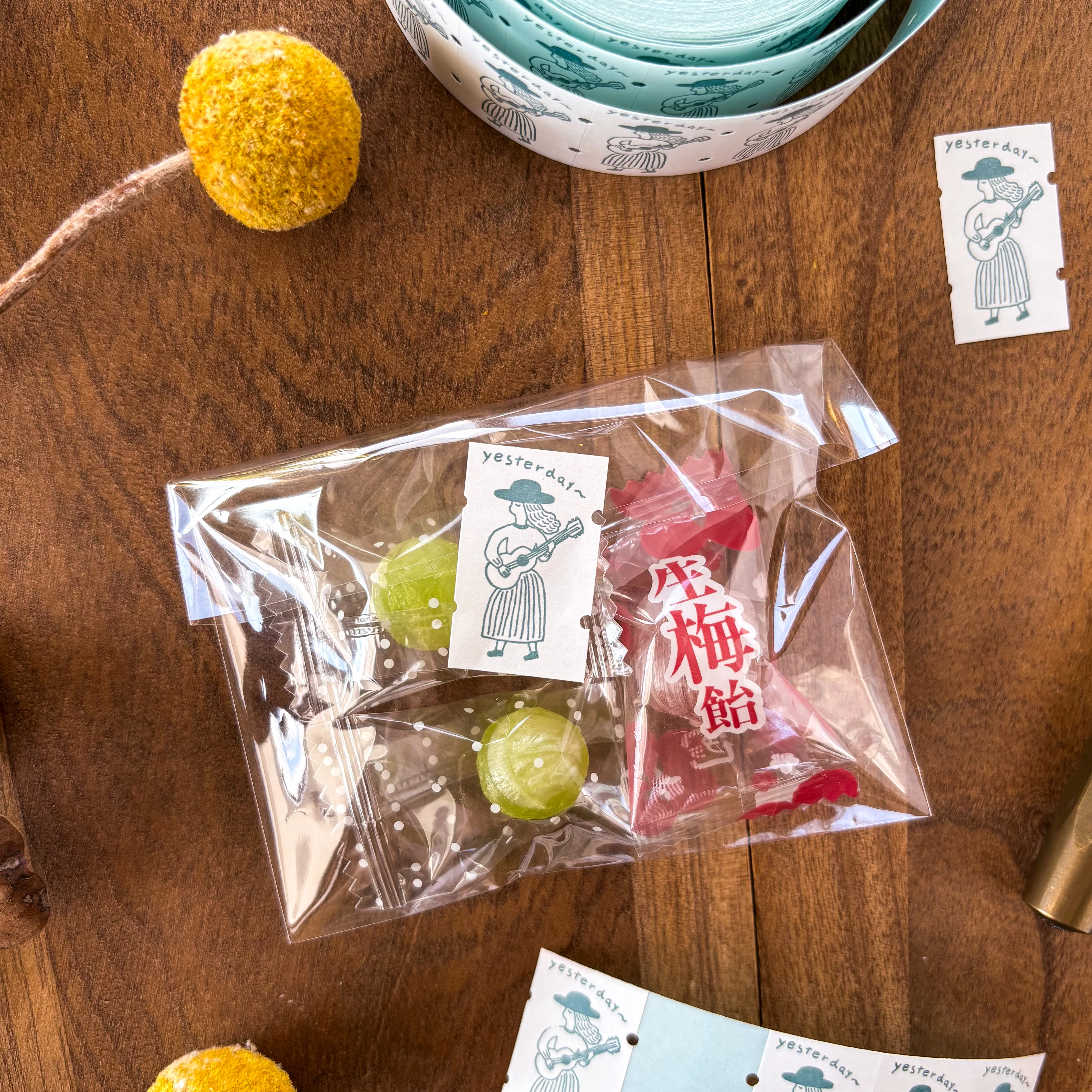Necktie / Mini Labeler Stickers - yesterday - Image 3