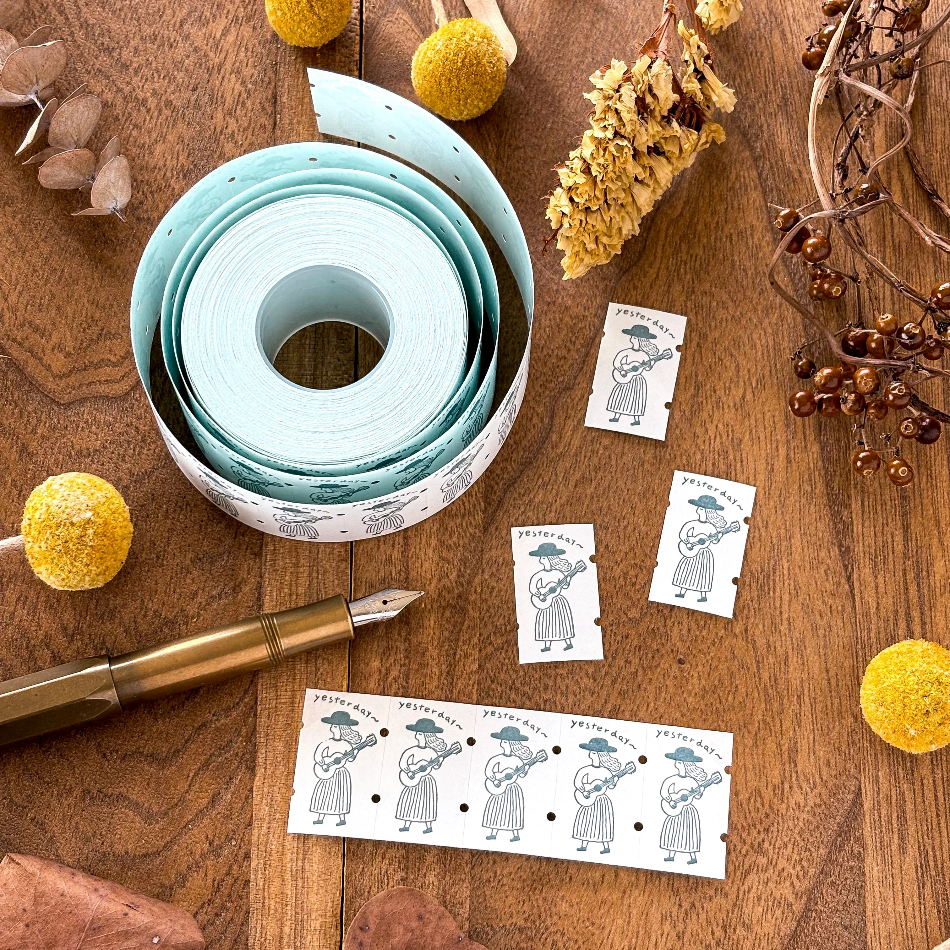 Necktie / Mini Labeler Stickers - yesterday - Image 5