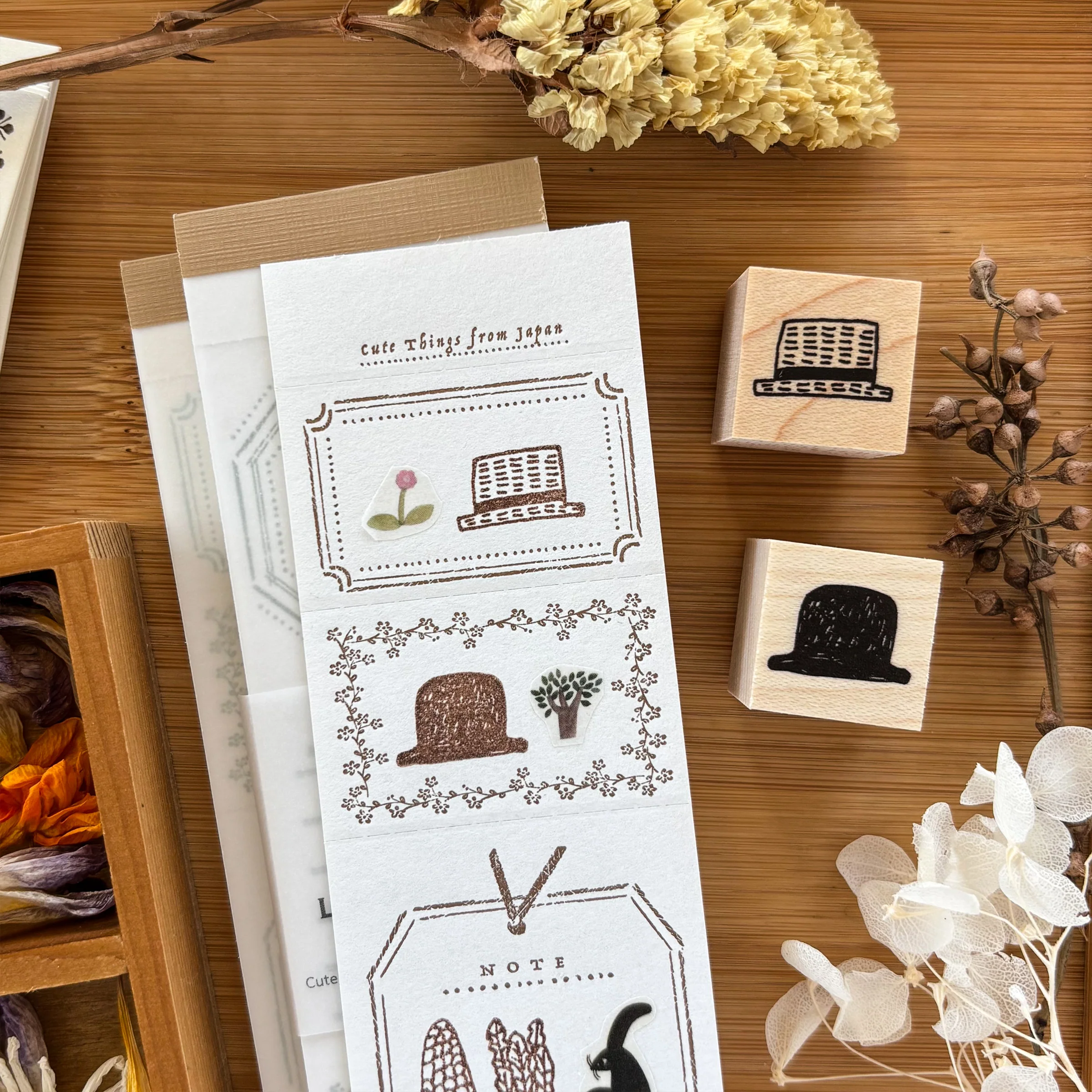 Necktie / Rubber Stamp - Hat - Image 5