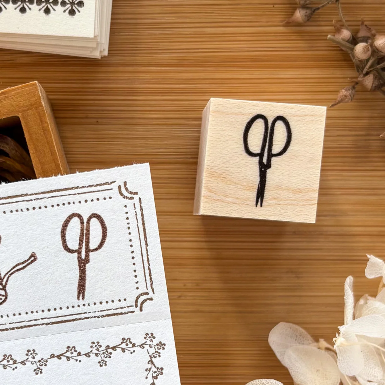 Necktie / Rubber Stamp - Scissors - Image 2