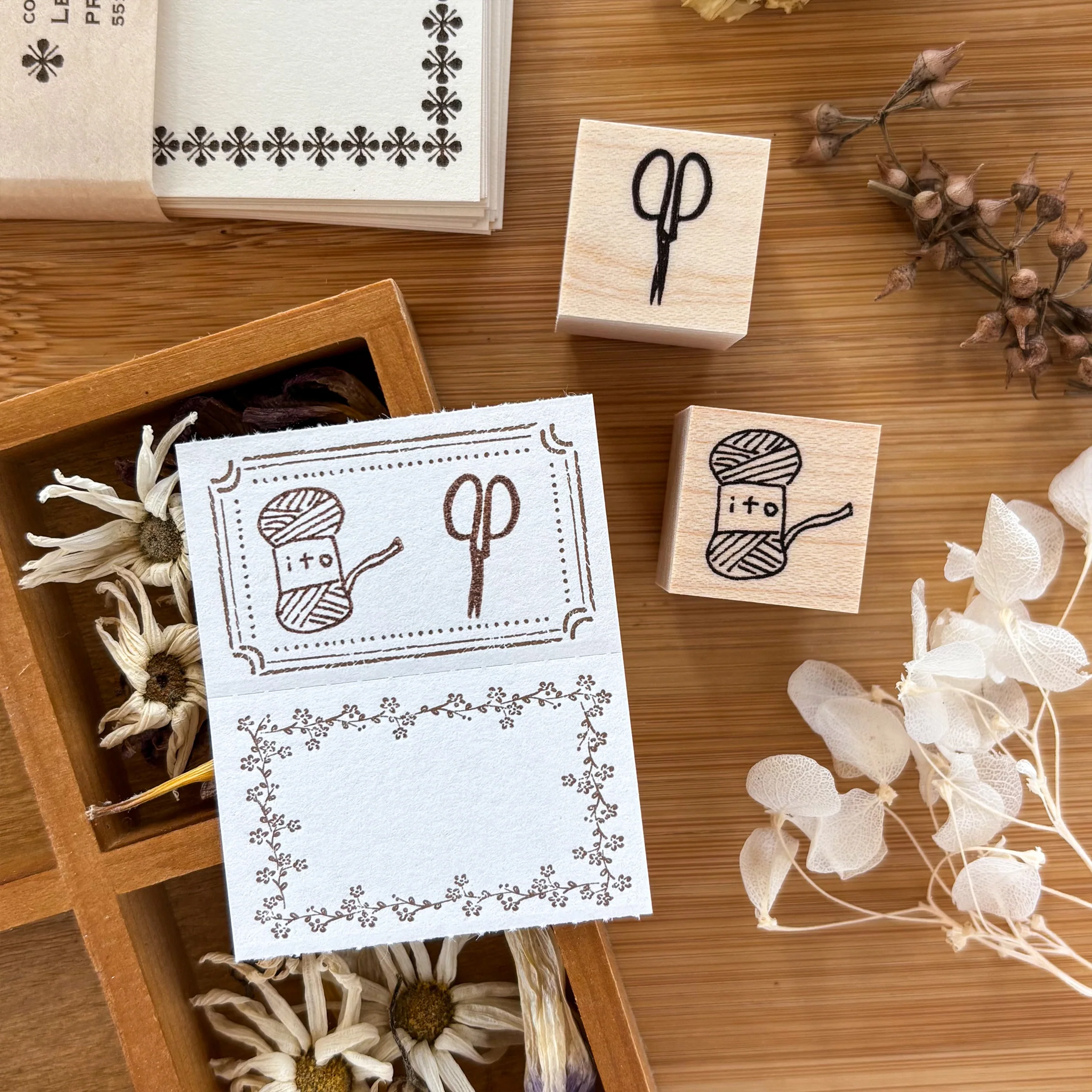 Necktie / Rubber Stamp - Scissors - Image 4