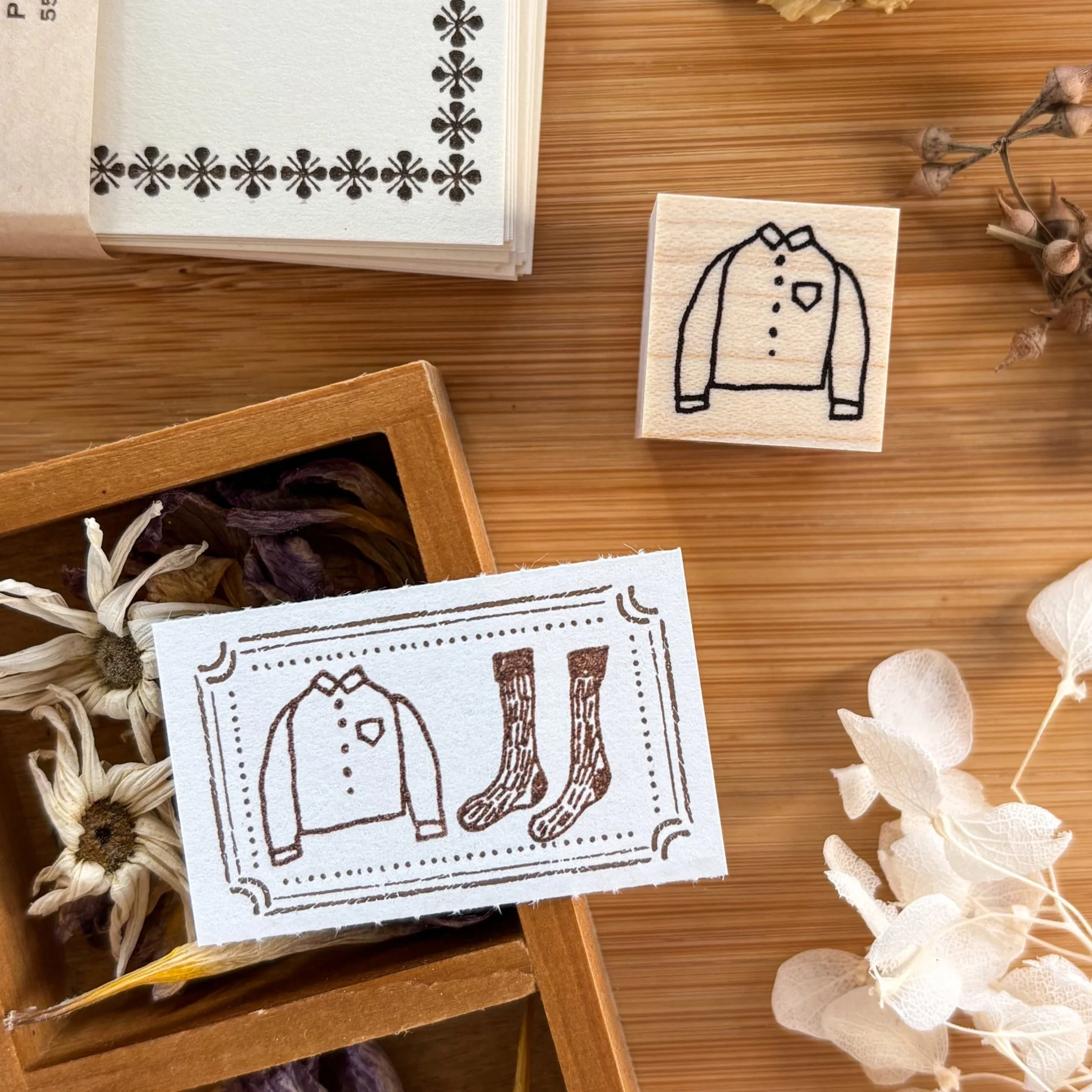 Necktie / Rubber Stamp - Shirt - Image 2