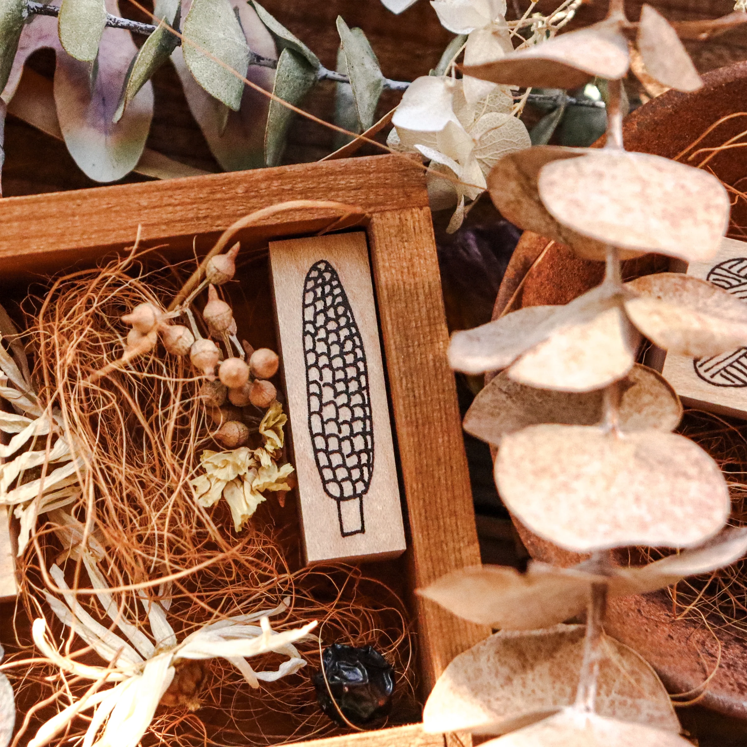 Necktie / Slim Rubber Stamp - Corn - Image 5
