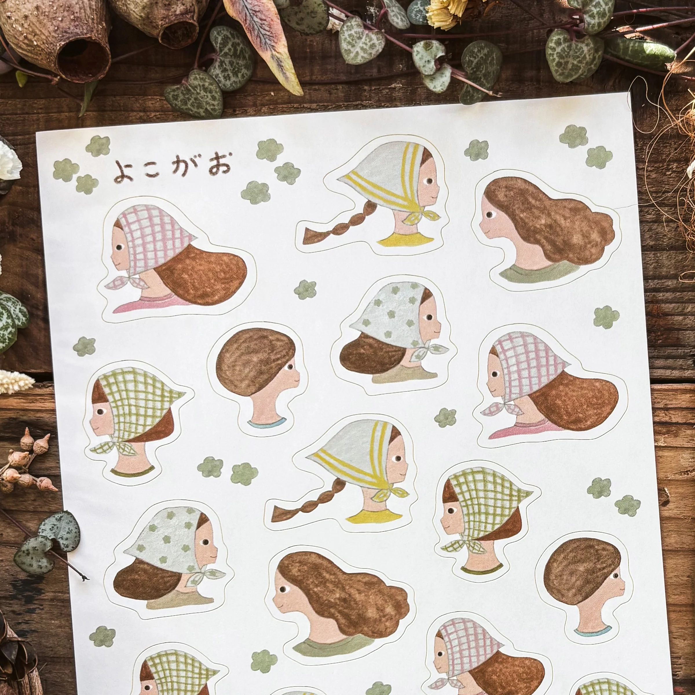 Necktie / Stickers - Face (A5 size) - Image 2