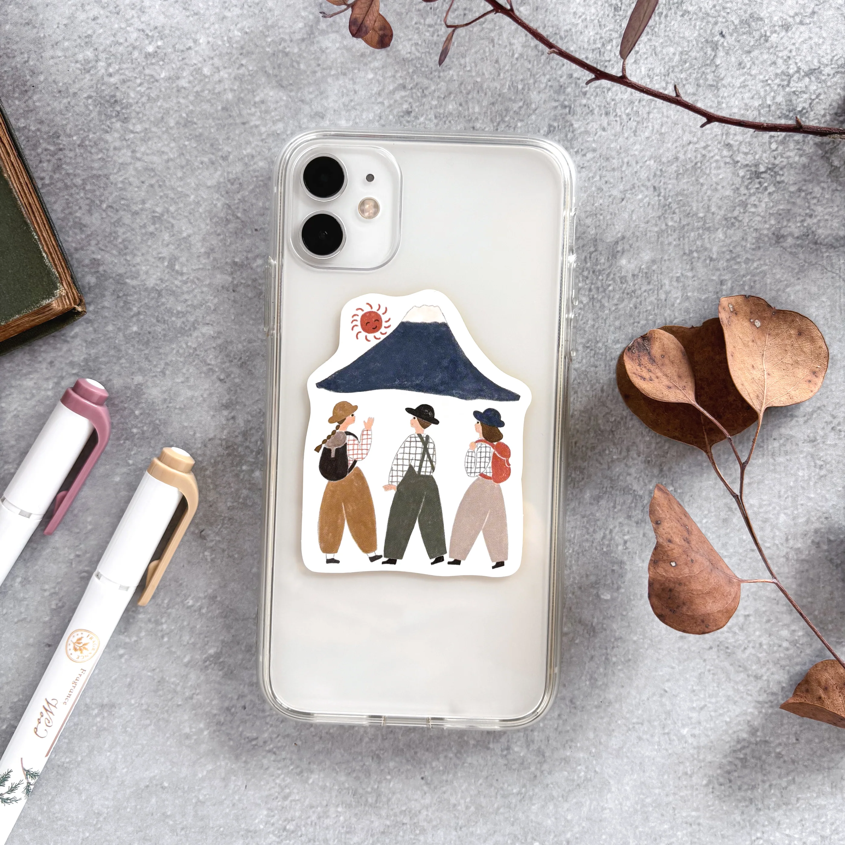 Necktie / Vinyl Sticker - Mt Fuji - Image 2