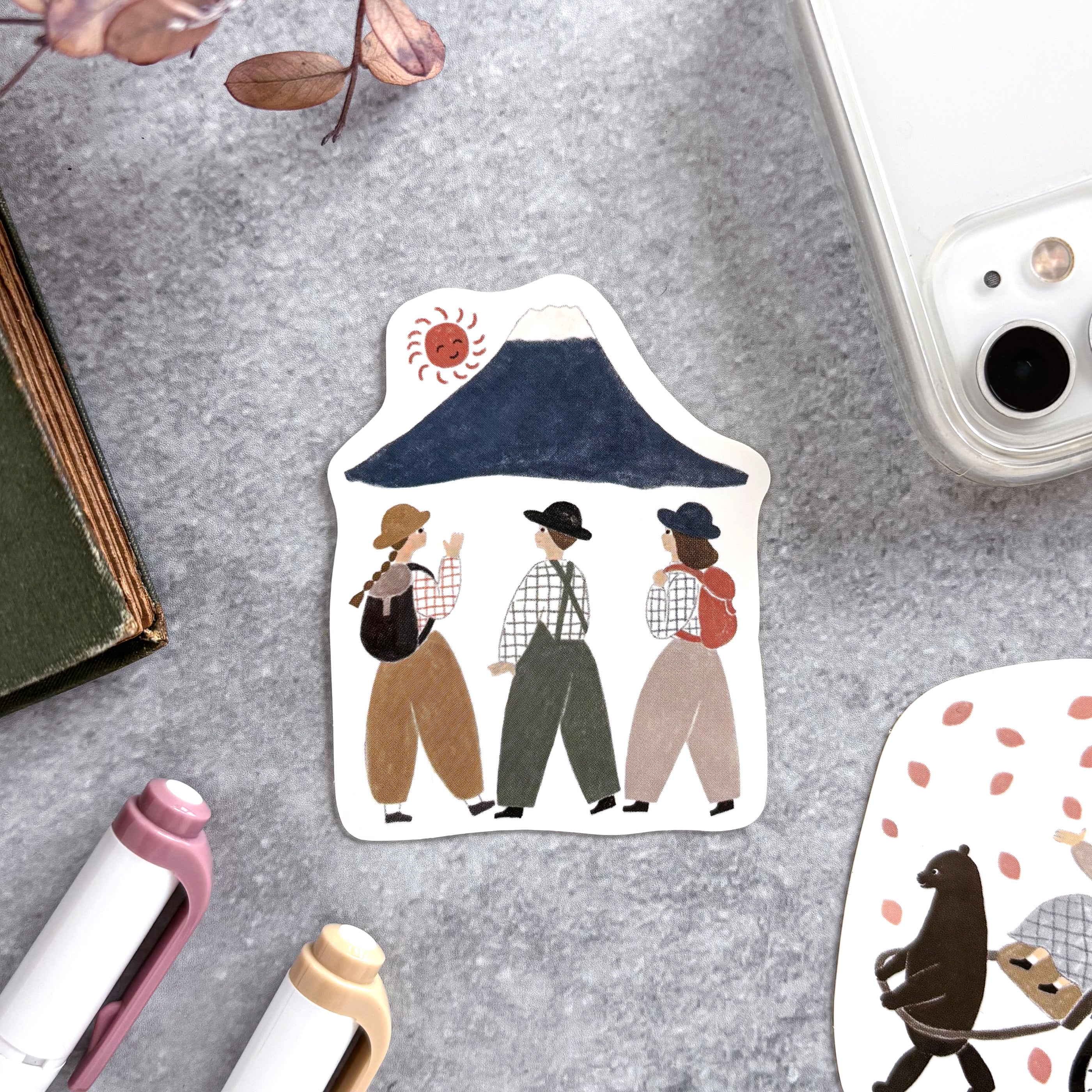 Necktie / Vinyl Sticker - Mt Fuji - Image 4