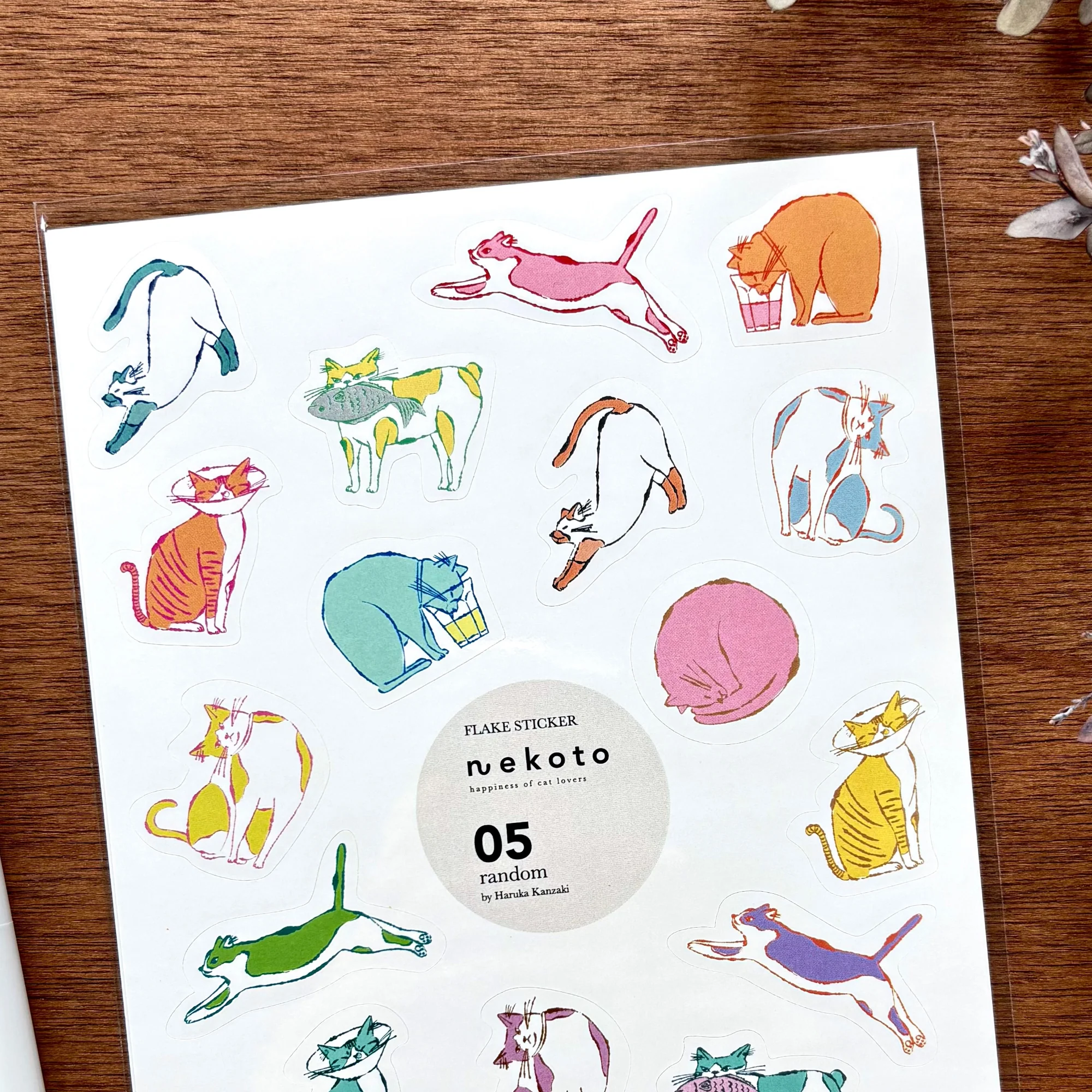 Nekoto / Stickers - Colorful Cats - Image 2