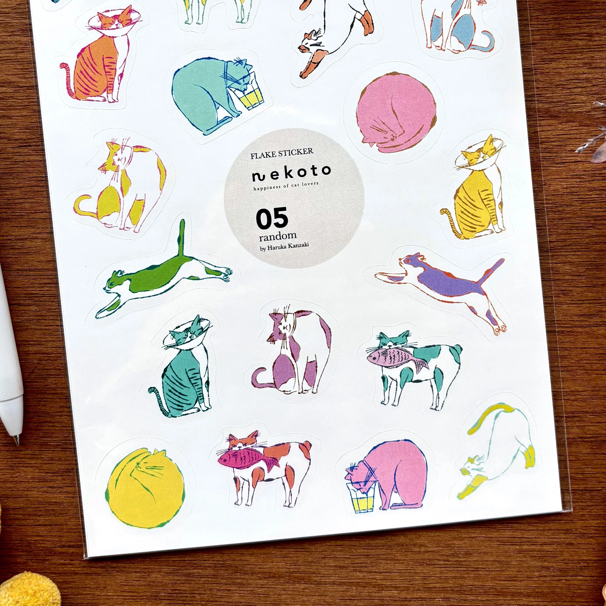 Nekoto / Stickers - Colorful Cats - Image 3