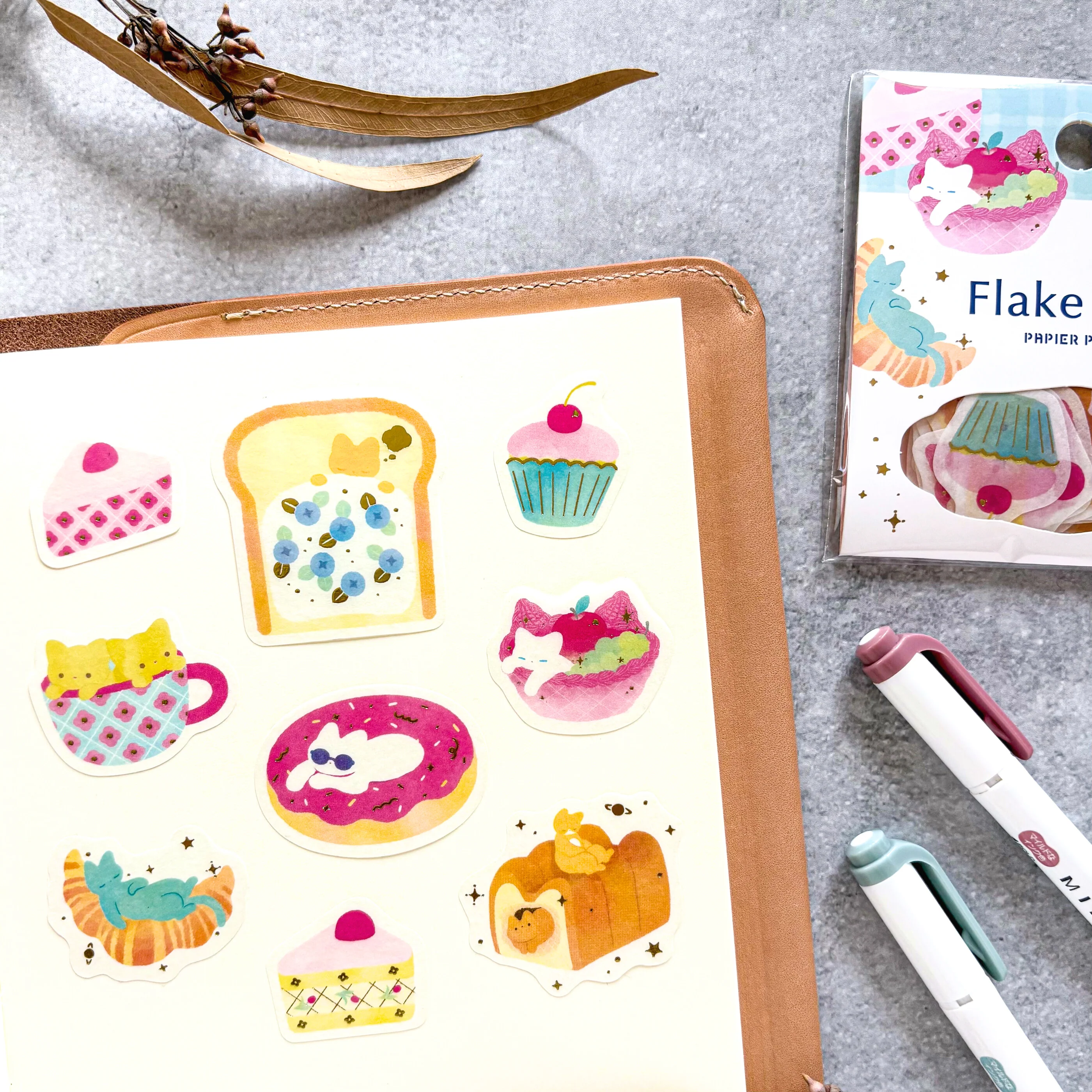 Nodoka Miyashita / Flake Stickers - Sweets Time - Image 3