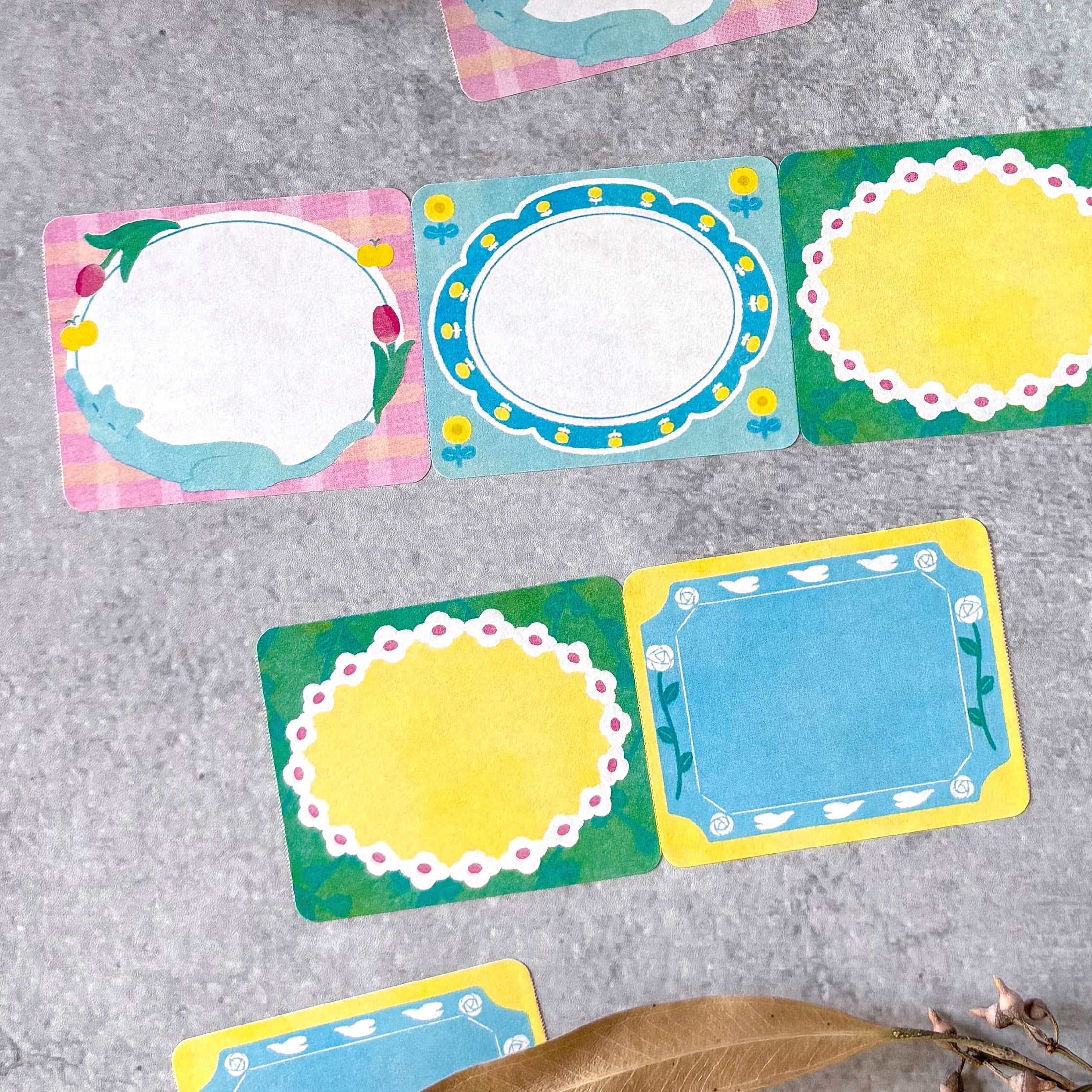 Nodoka Miyashita / Memo Pad - Colorful Plates - Image 4