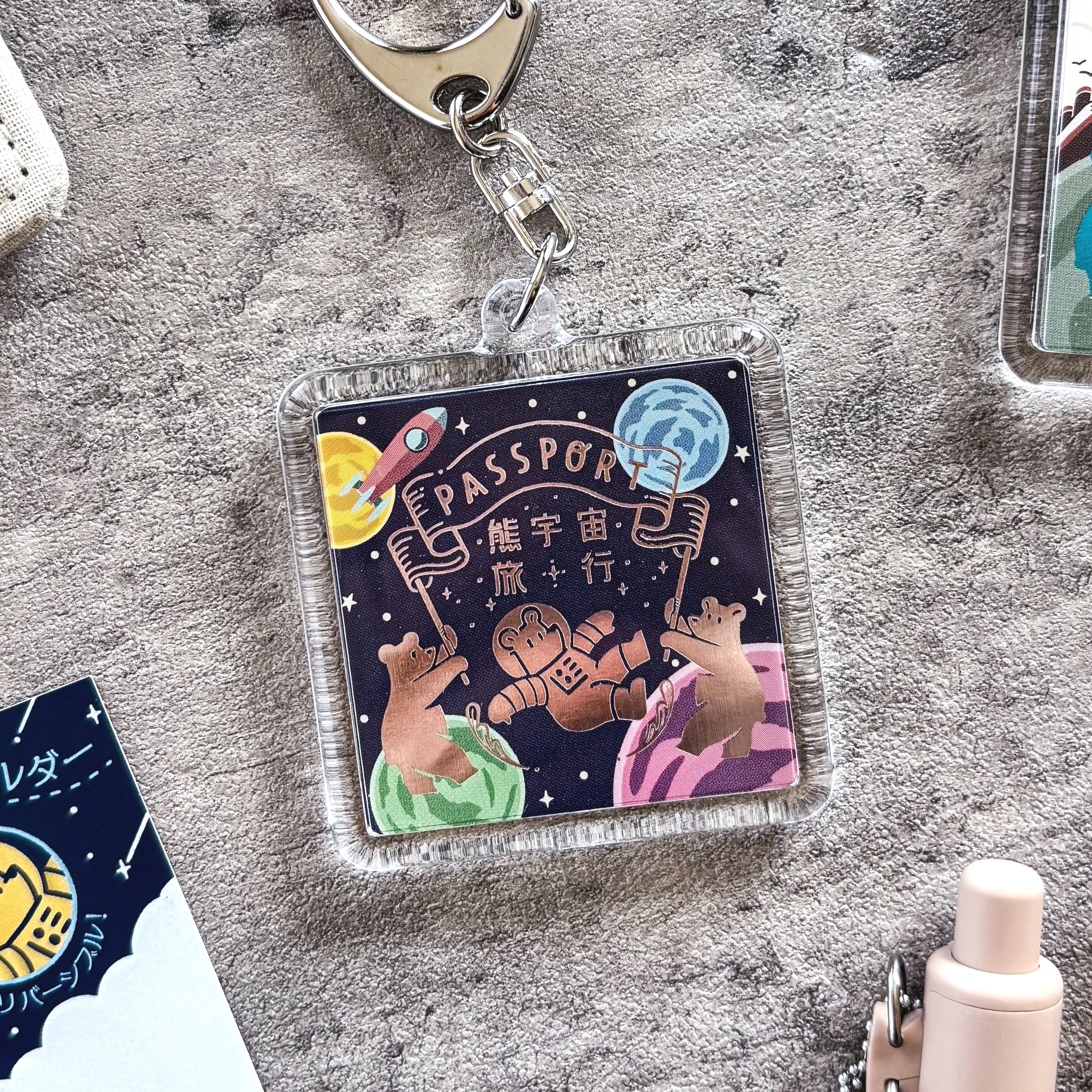 Obi1 / Acrylic Keychain - Galaxy Tour - Image 3