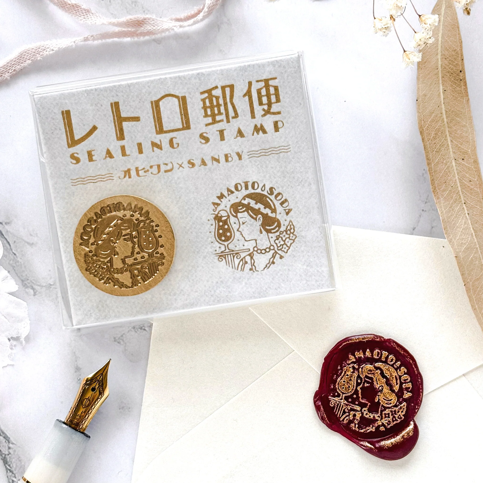 Obi1 / Sealing Wax Head Piece - Amaoto Soda