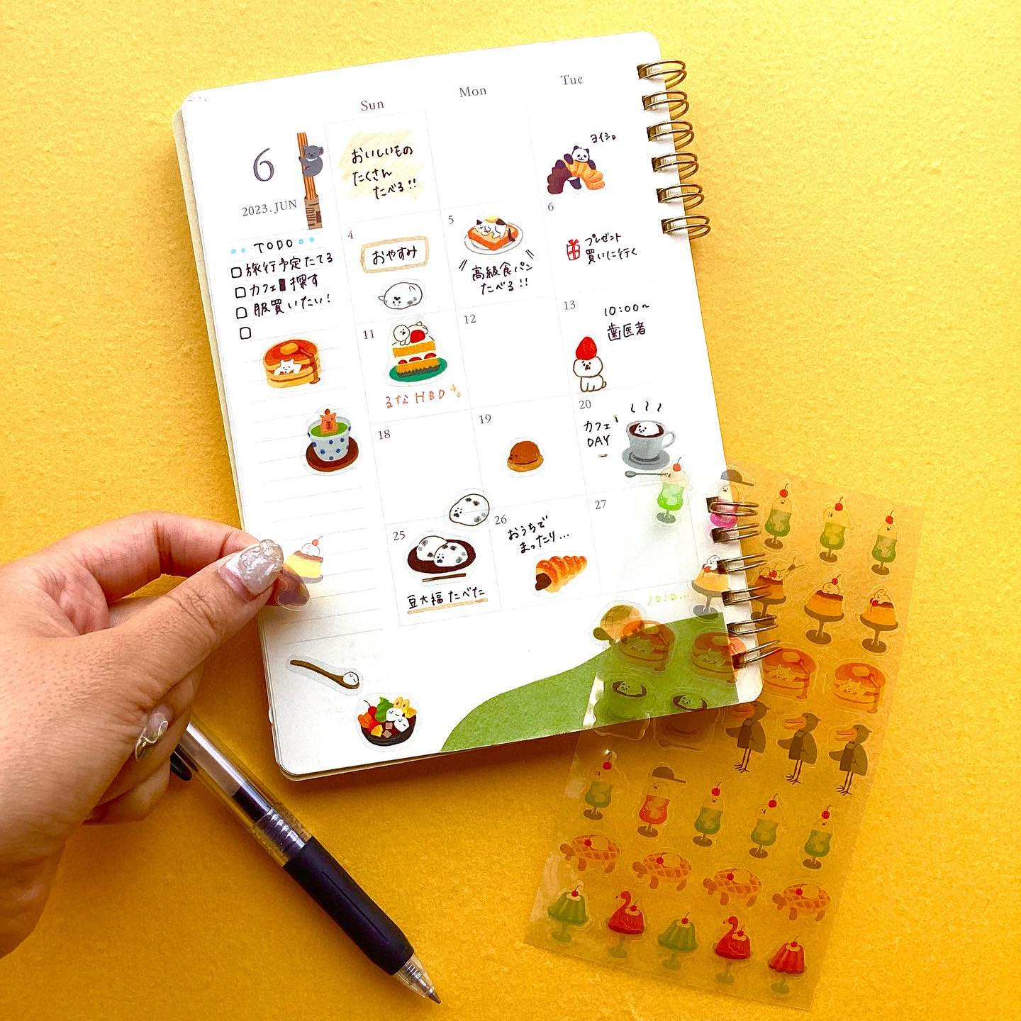 Okashina Planner Stickers - Cream Soda - Image 4