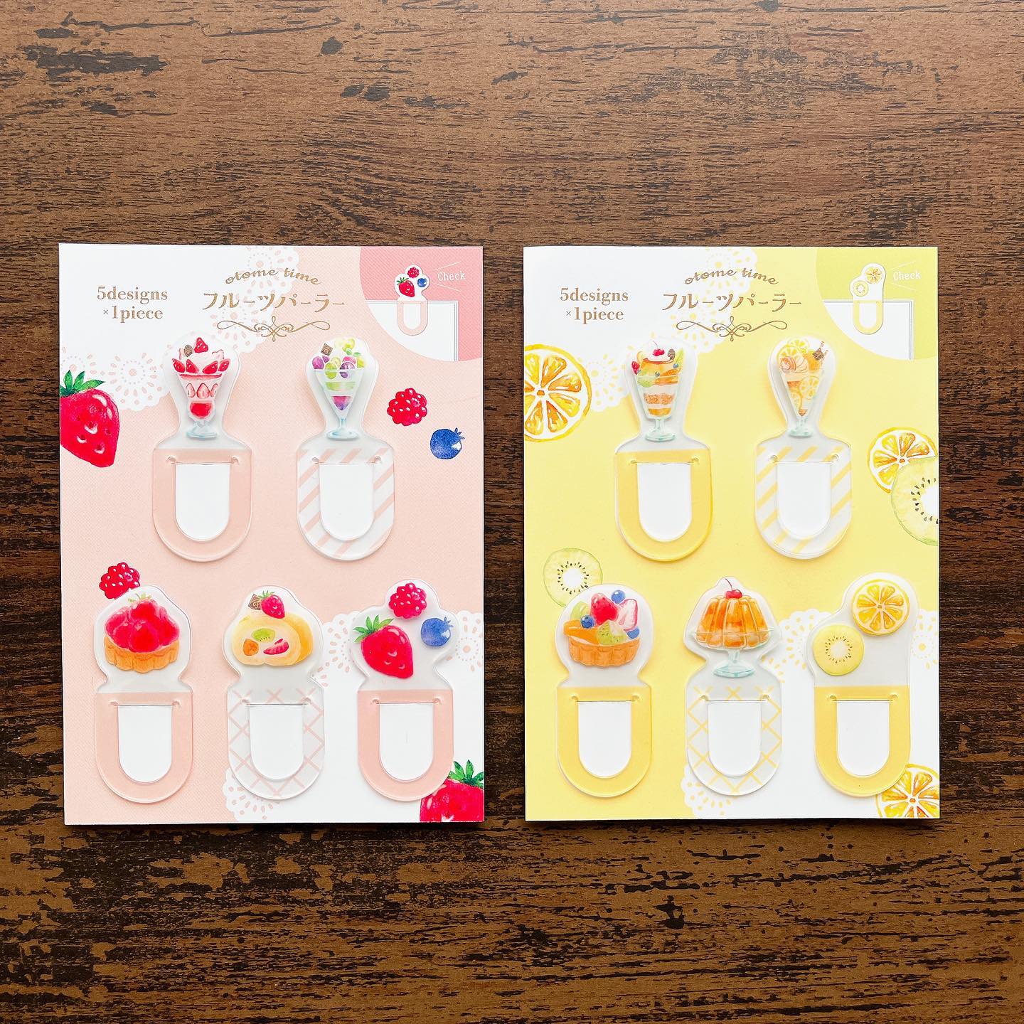 Limited Edition Paper Clip Set - Strawberry Parfait - Image 3