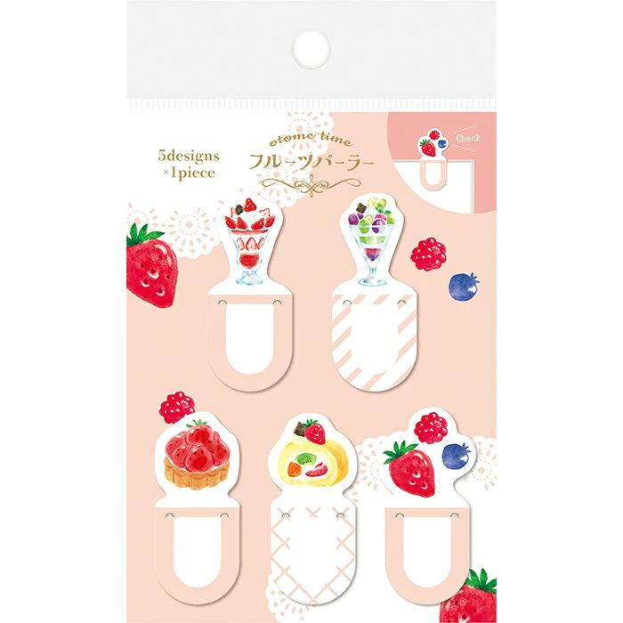 Limited Edition Paper Clip Set - Strawberry Parfait - Image 4