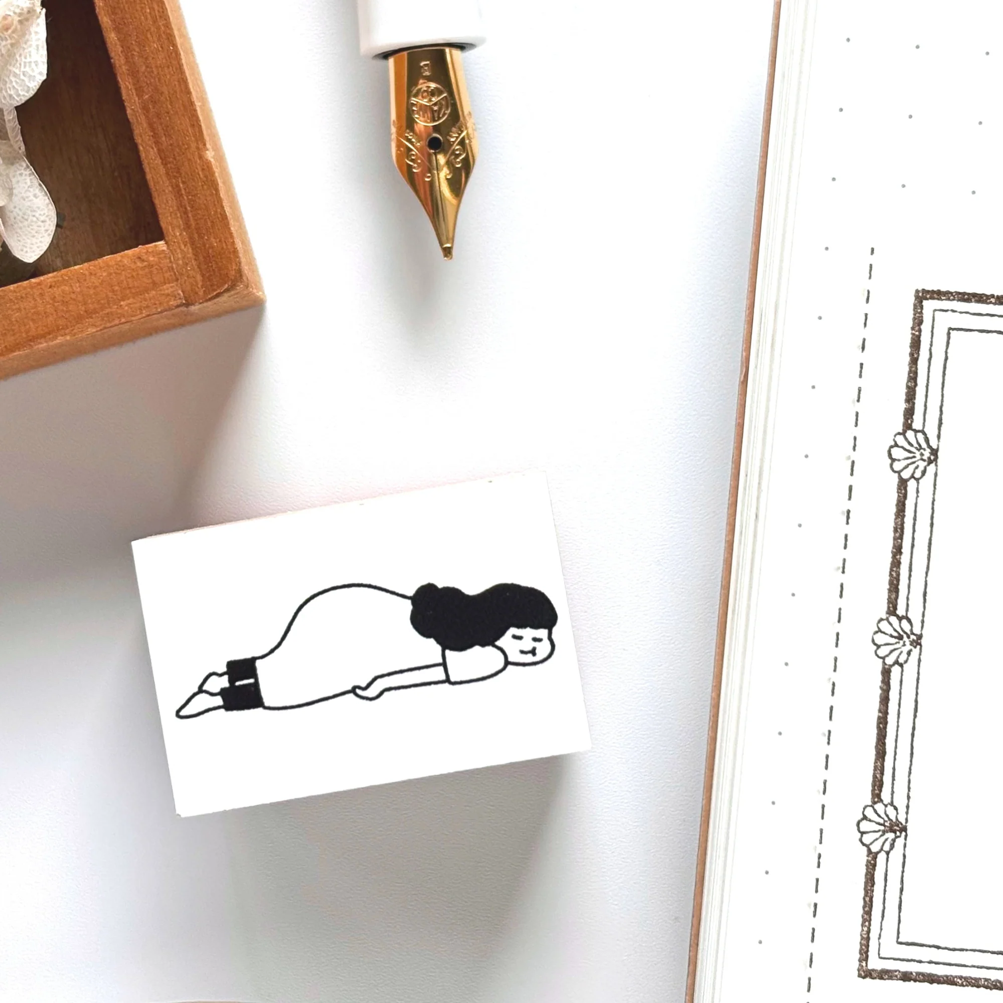 Peppoko / Rubber Stamp - Lazy Day - Image 2