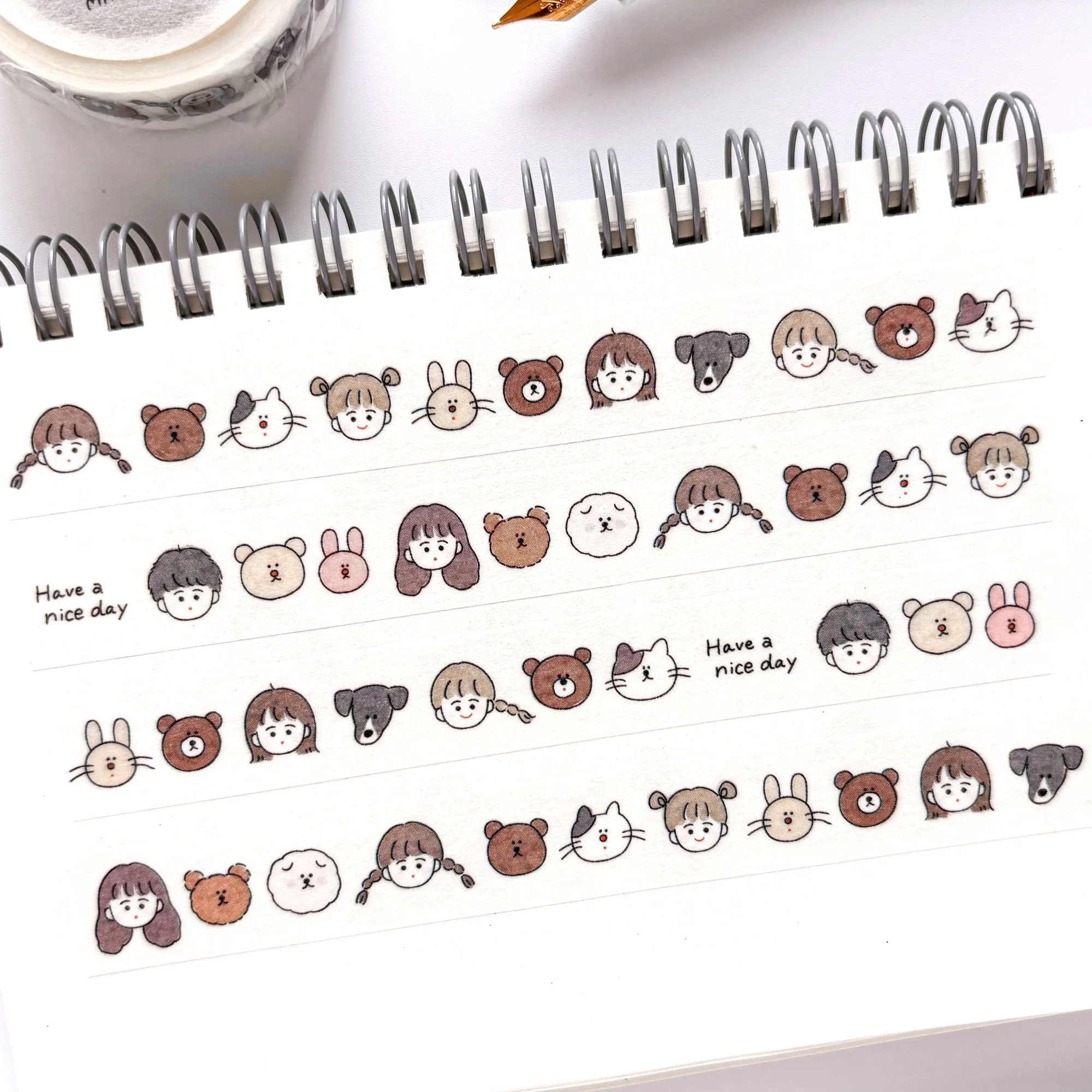 Peppoko / Washi Tape - Faces - Image 2