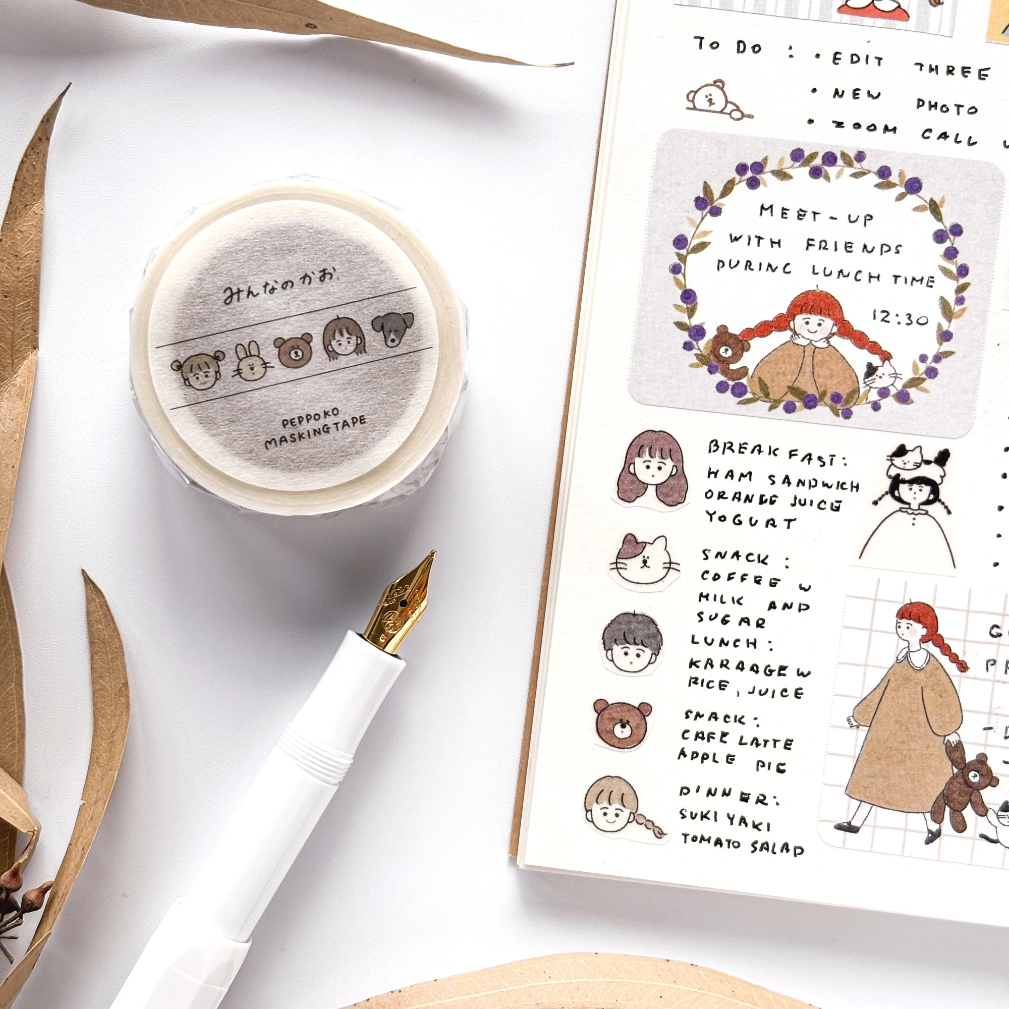 Peppoko / Washi Tape - Faces - Image 4