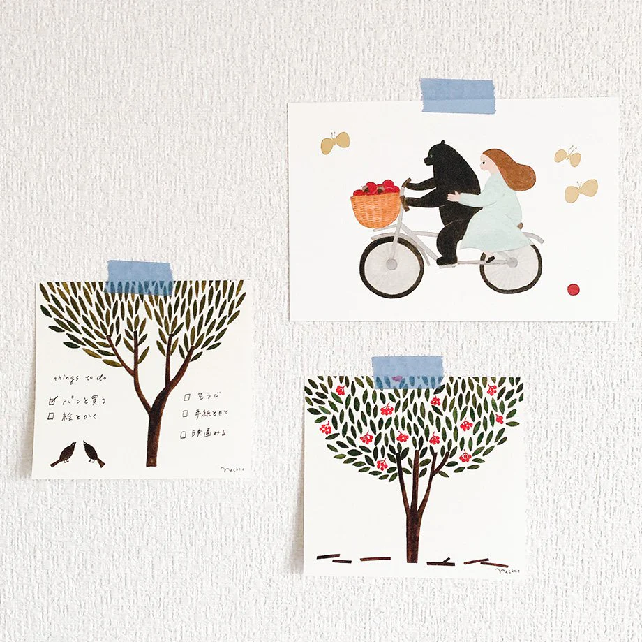 Necktie Postcard - Bicycle - Image 4