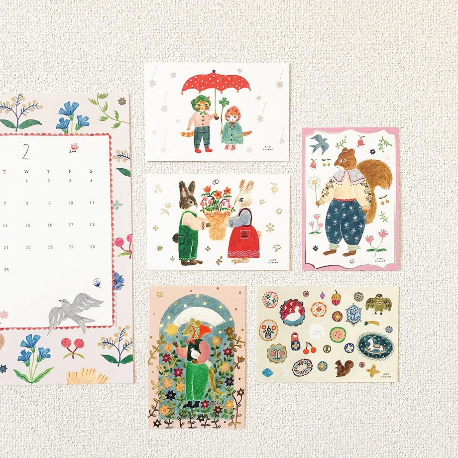 Aiko Fukawa Postcard - Raindrops - Image 4