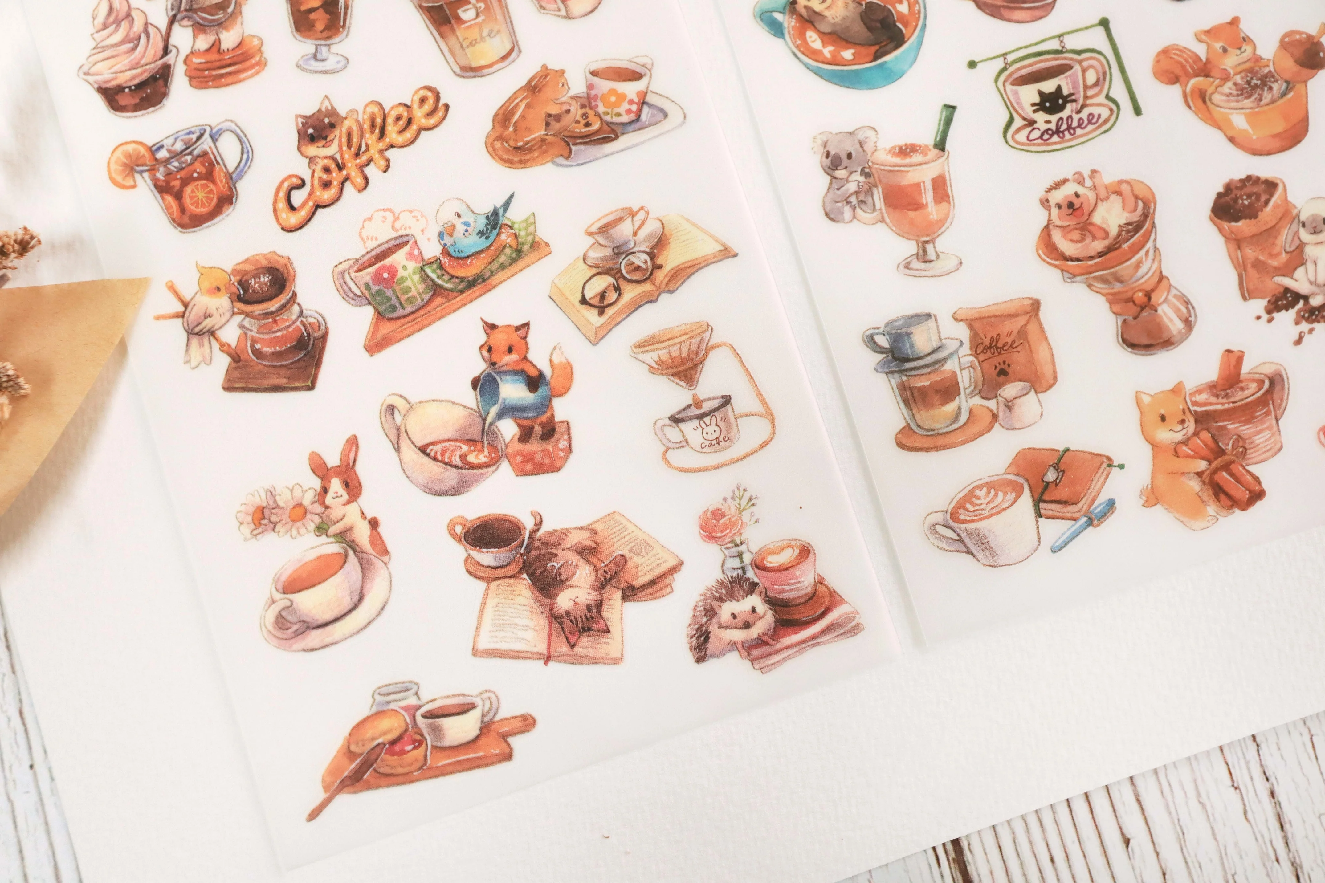 Print-on Stickers - Cafe Time - Image 5