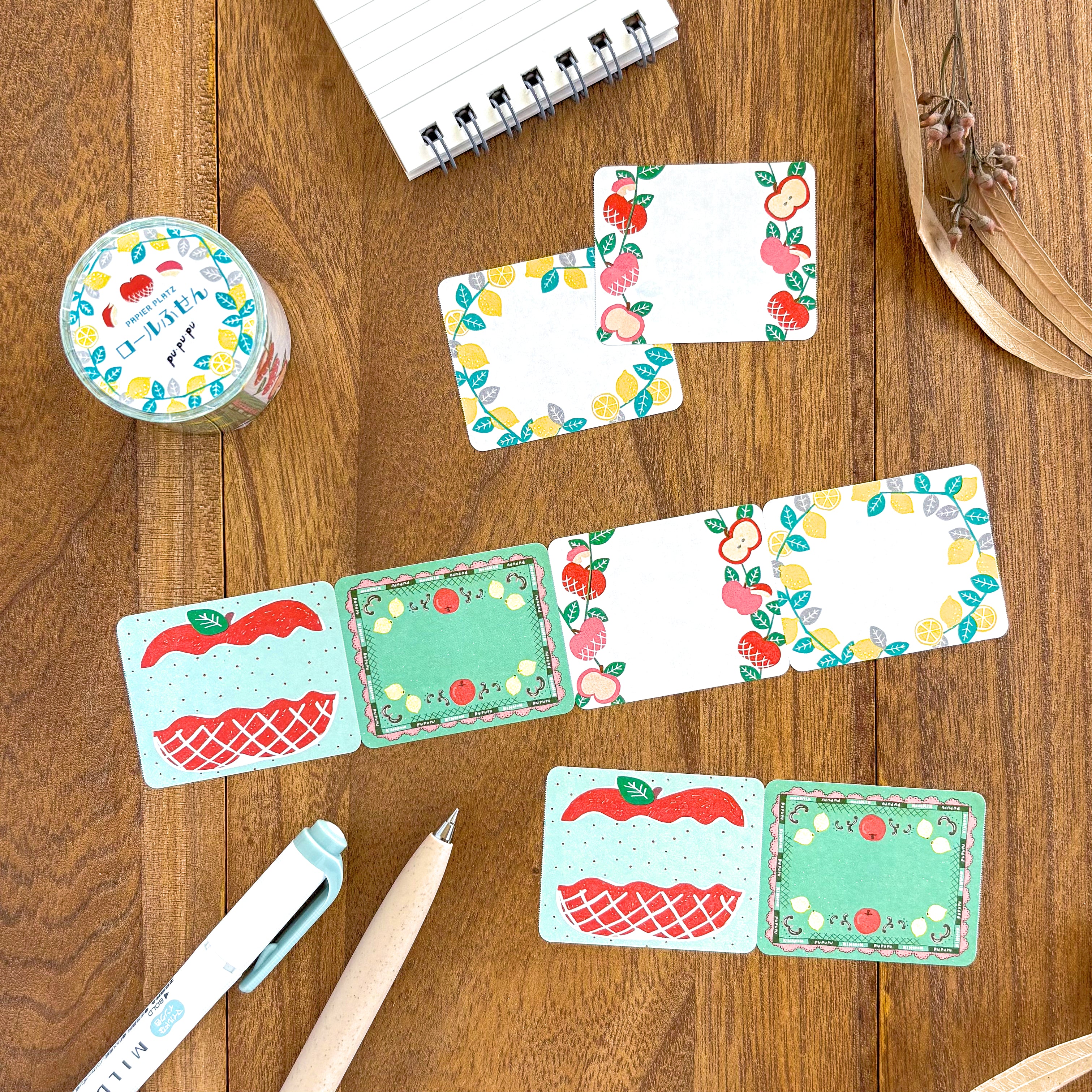PUPUPU / Roll Sticky Note - Fruits - Image 4