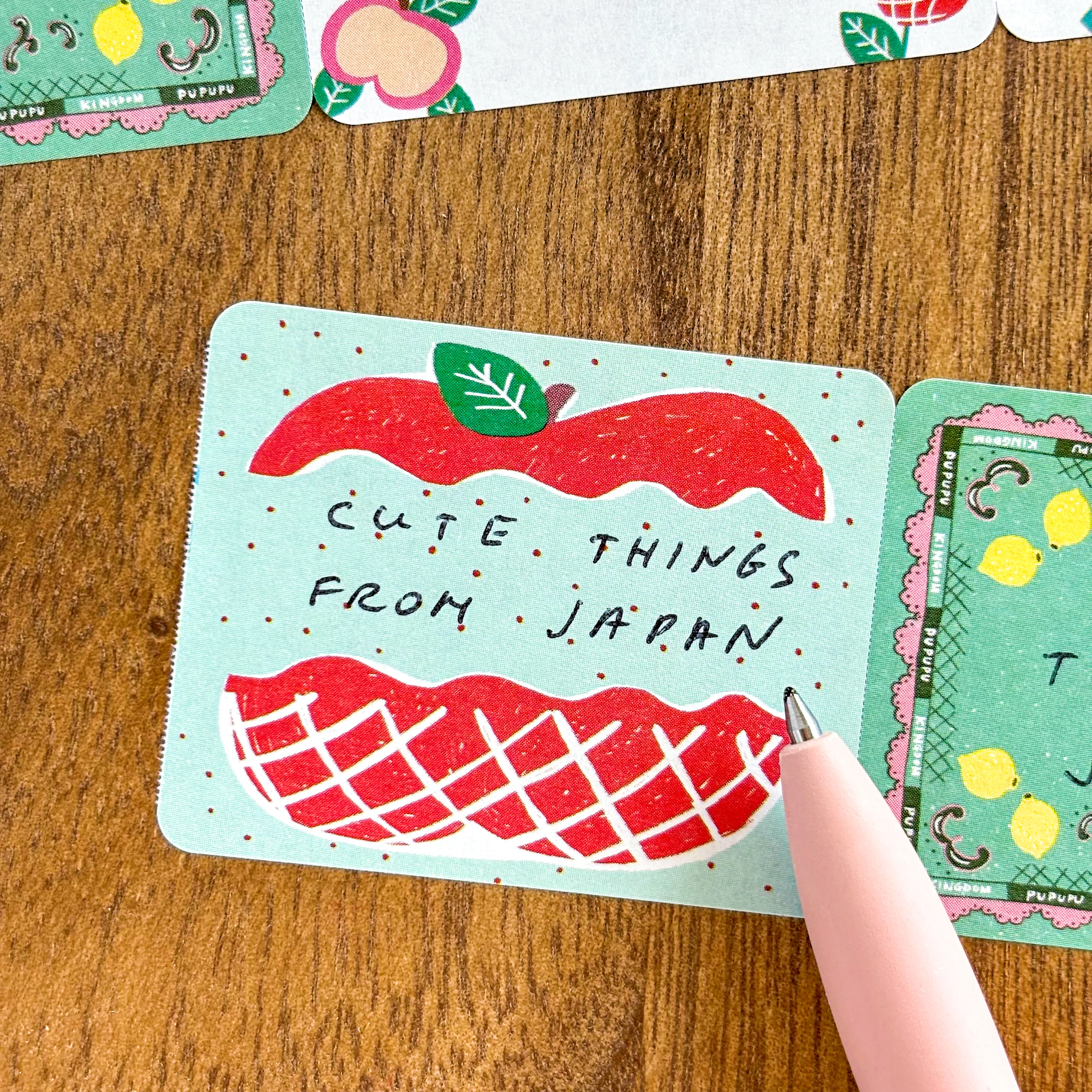PUPUPU / Roll Sticky Note - Fruits - Image 5