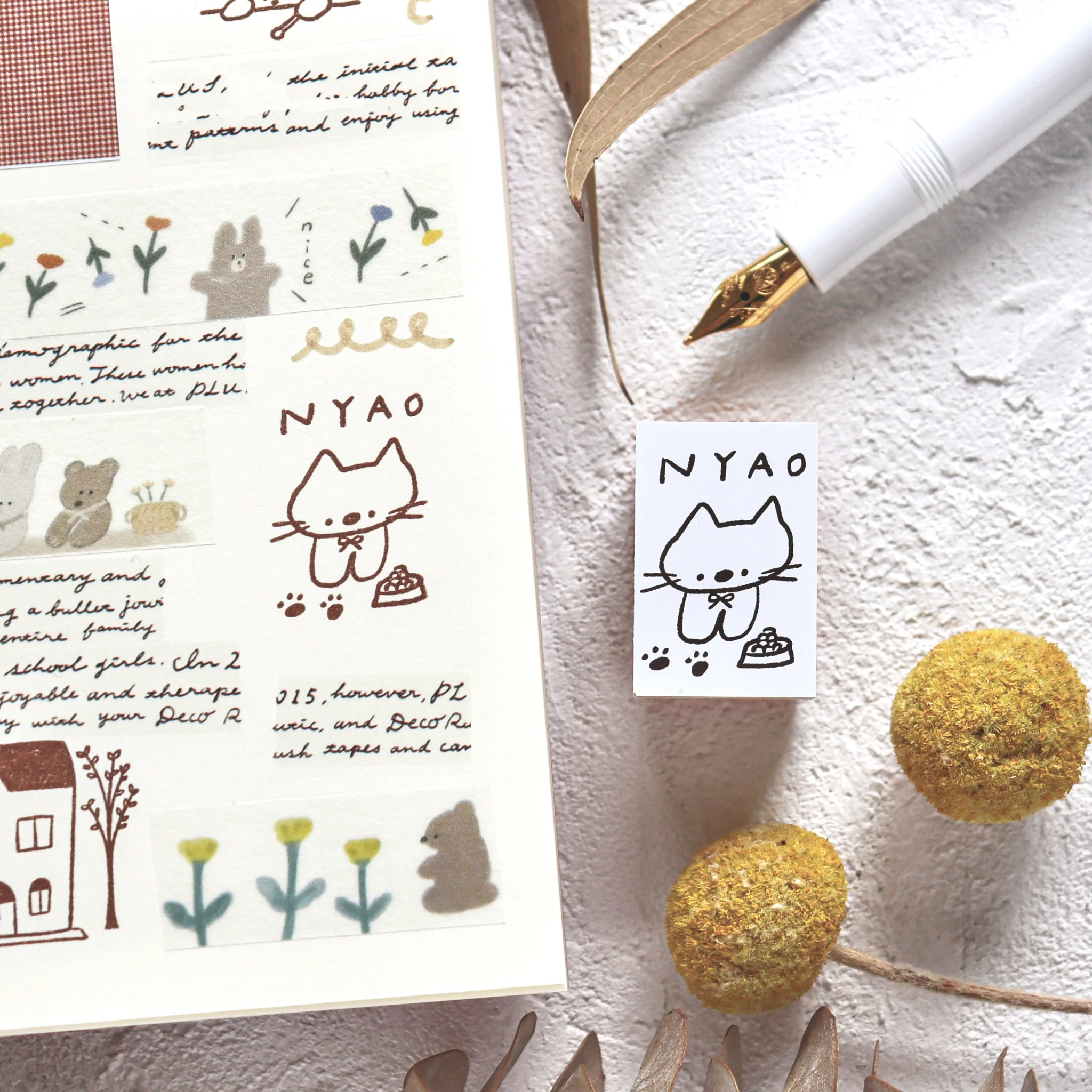 Ranmyu / Rubber Stamp - Nyao - Image 2