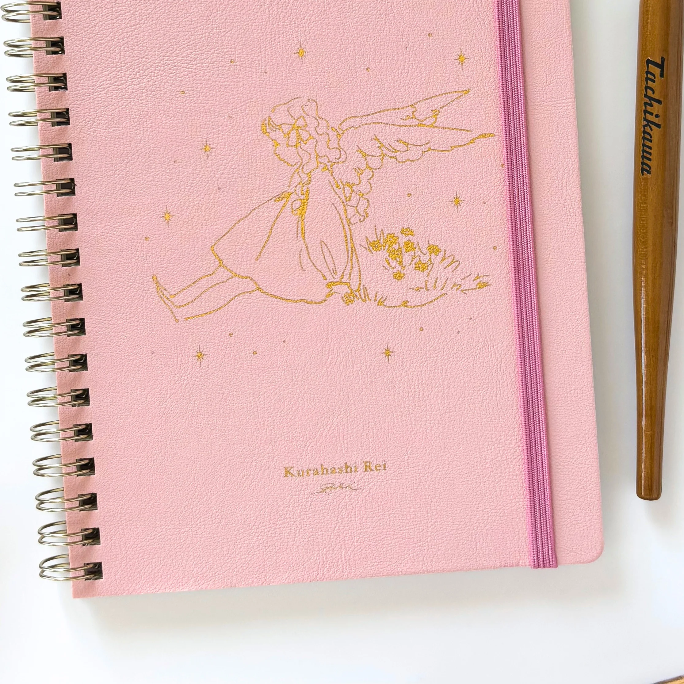 Rei Kurahashi / B6 Foil-Stamped Ring Notebook - Take a rest - Image 3