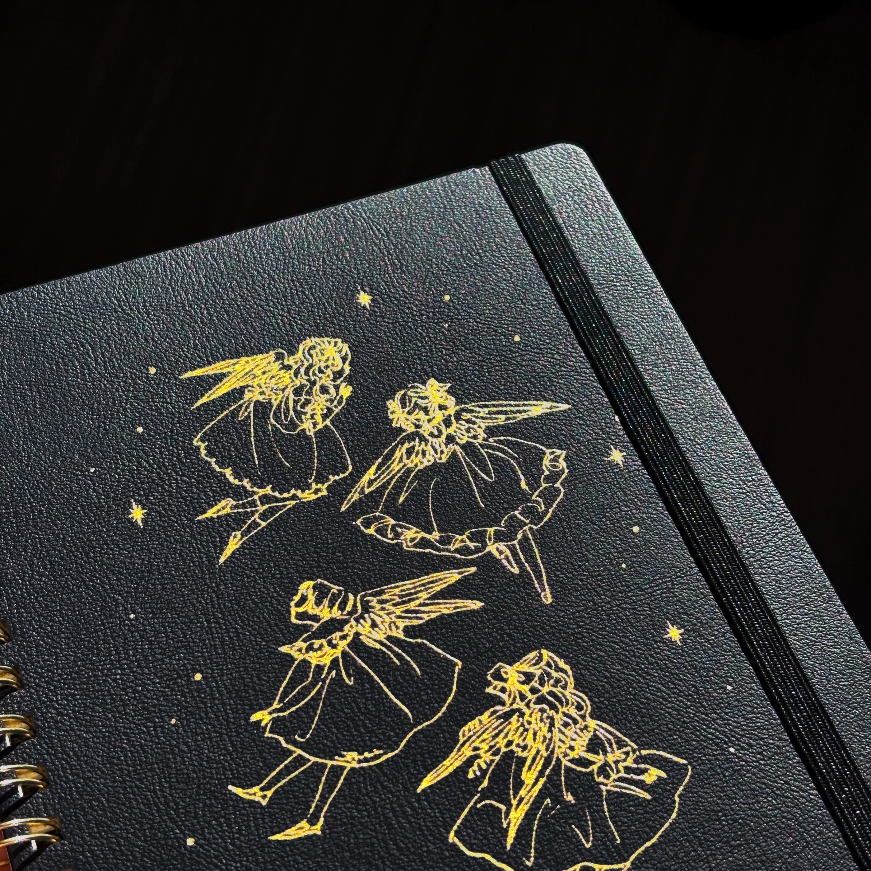Rei Kurahashi / B6 Foil-Stamped Ring Notebook - Angels - Image 2